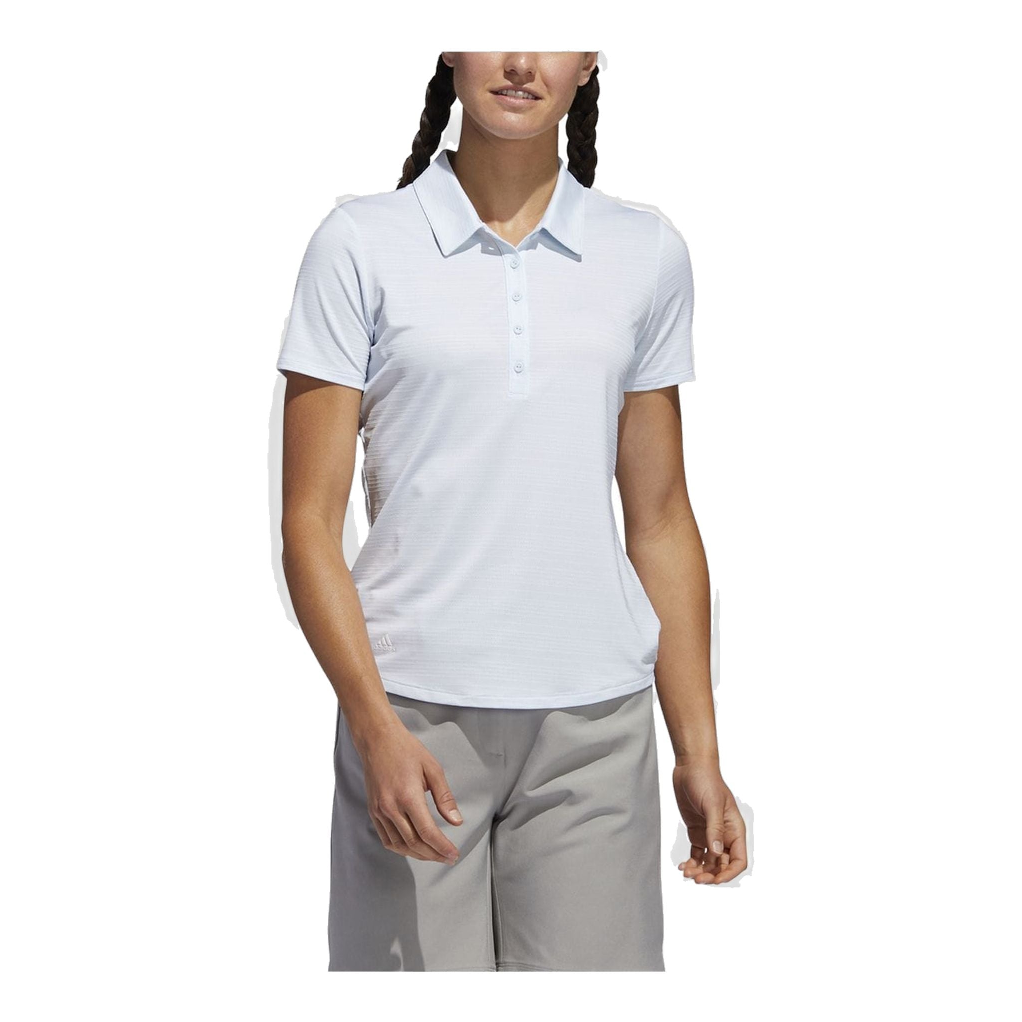 Polo Adidas W Microdot SS Sky Tint Femme