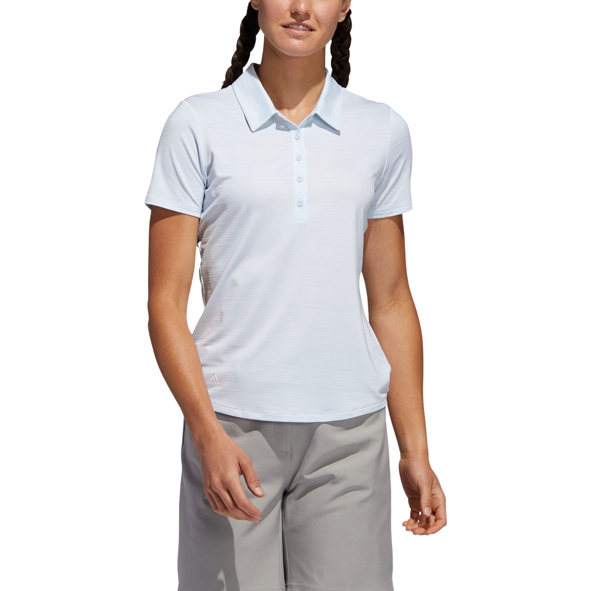 Polo Adidas W Microdot SS Sky Tint Femme