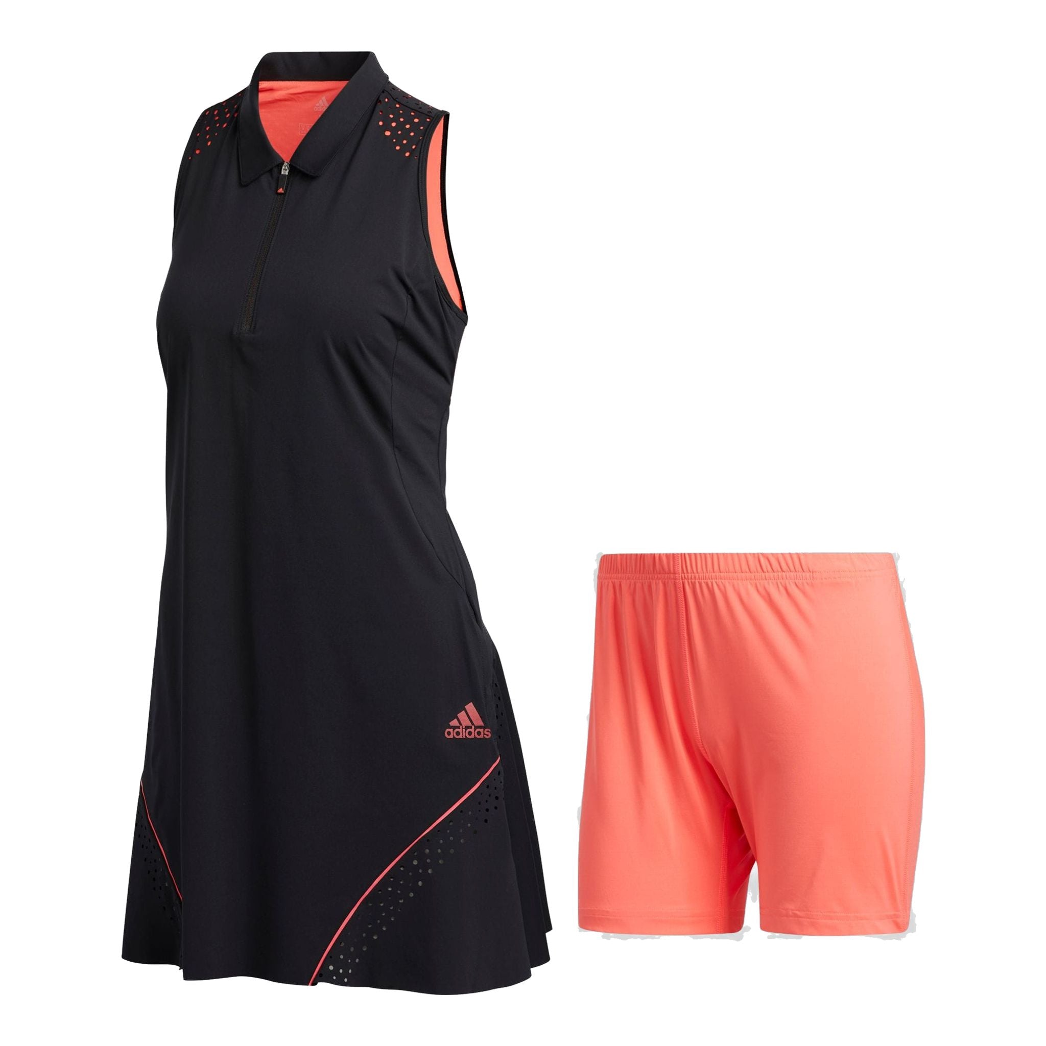 Robe Adidas W perforée Color Pop noire pour femme