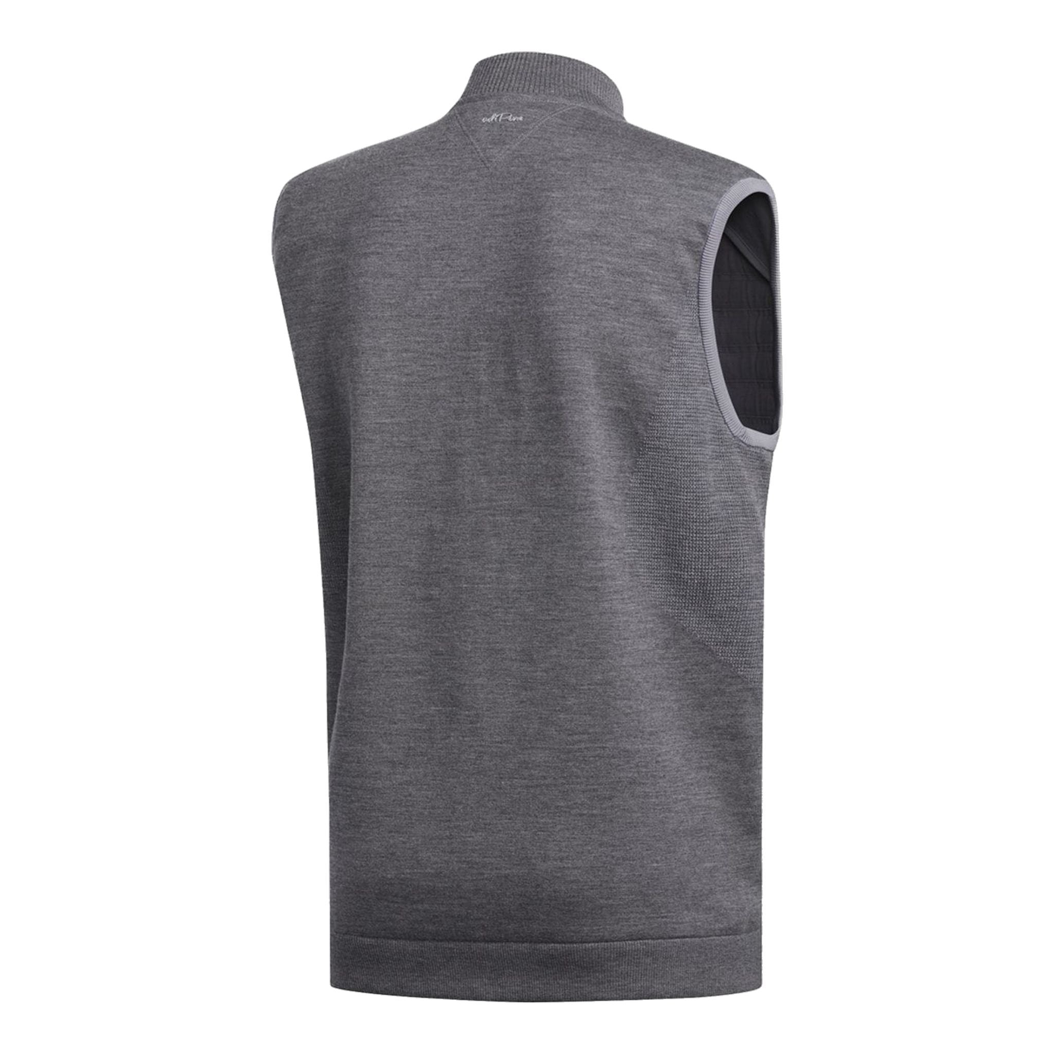 Adidas Gilet Adipure Quilted Hybrid Knit Gris Homme