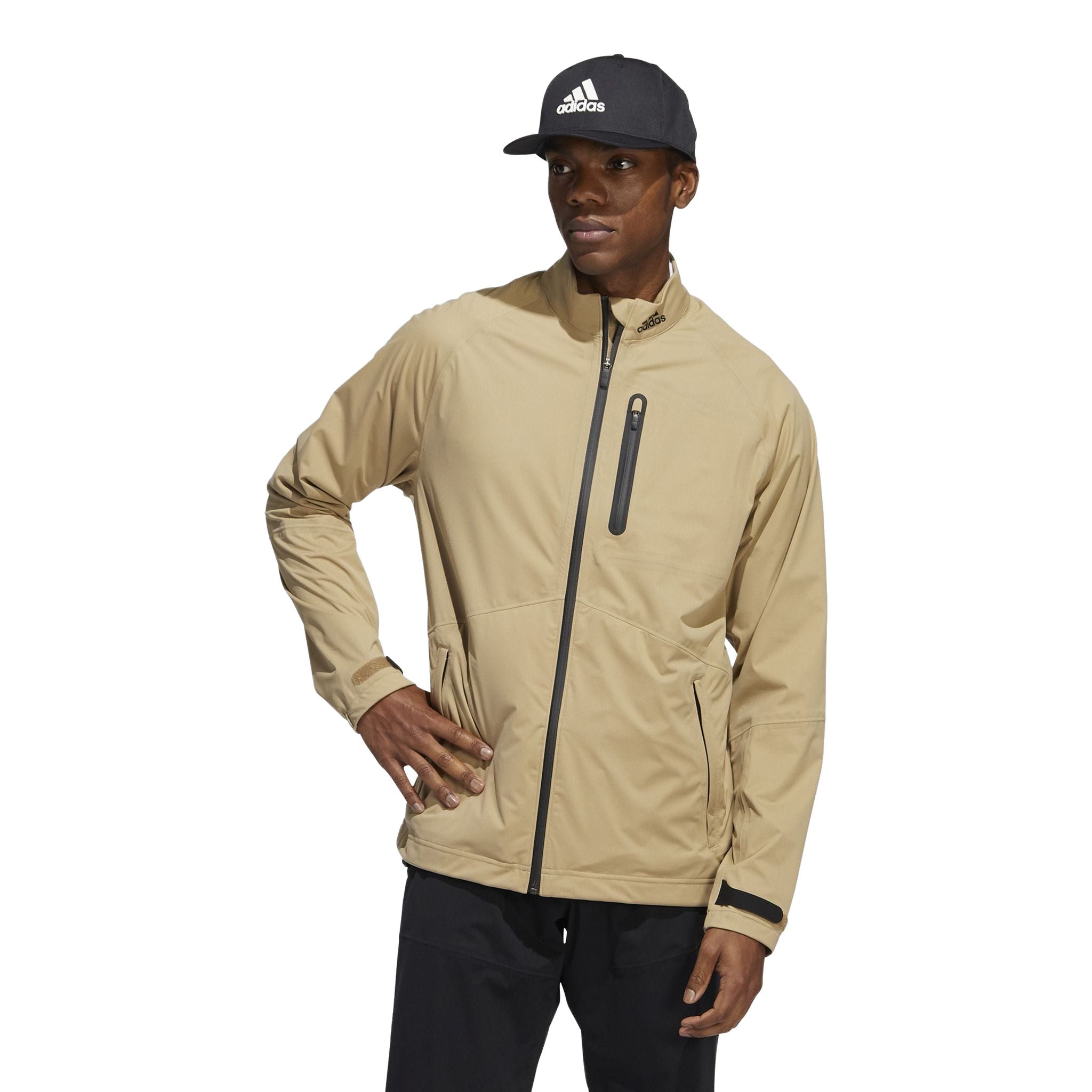 Veste de golf Adidas Rain.Ready en chanvre pour homme