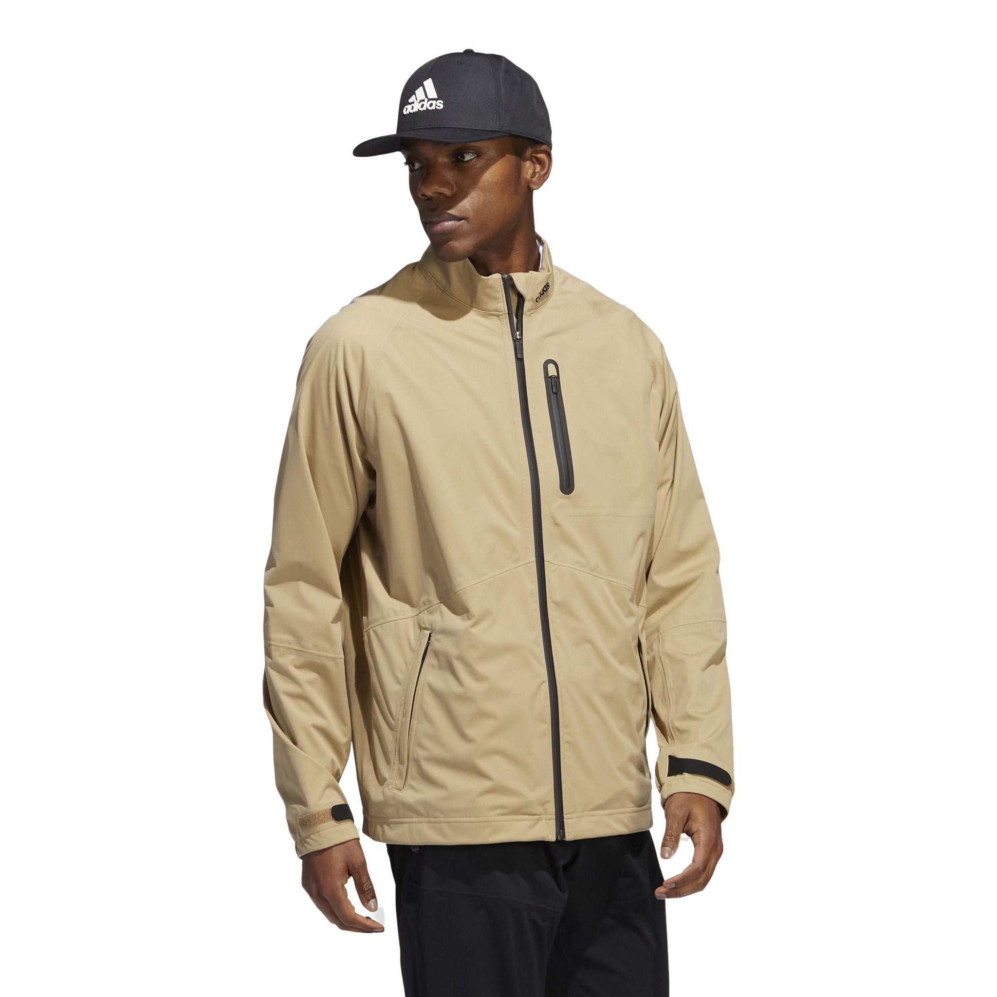 Veste de golf Adidas Rain.Ready en chanvre pour homme