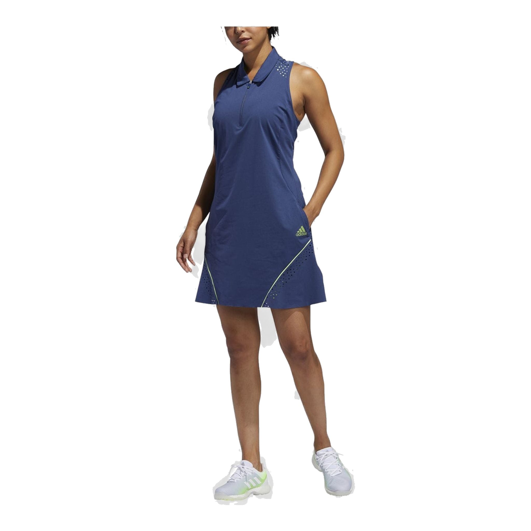 Robe Adidas W perforée Color Pop Tech Indigo Femme