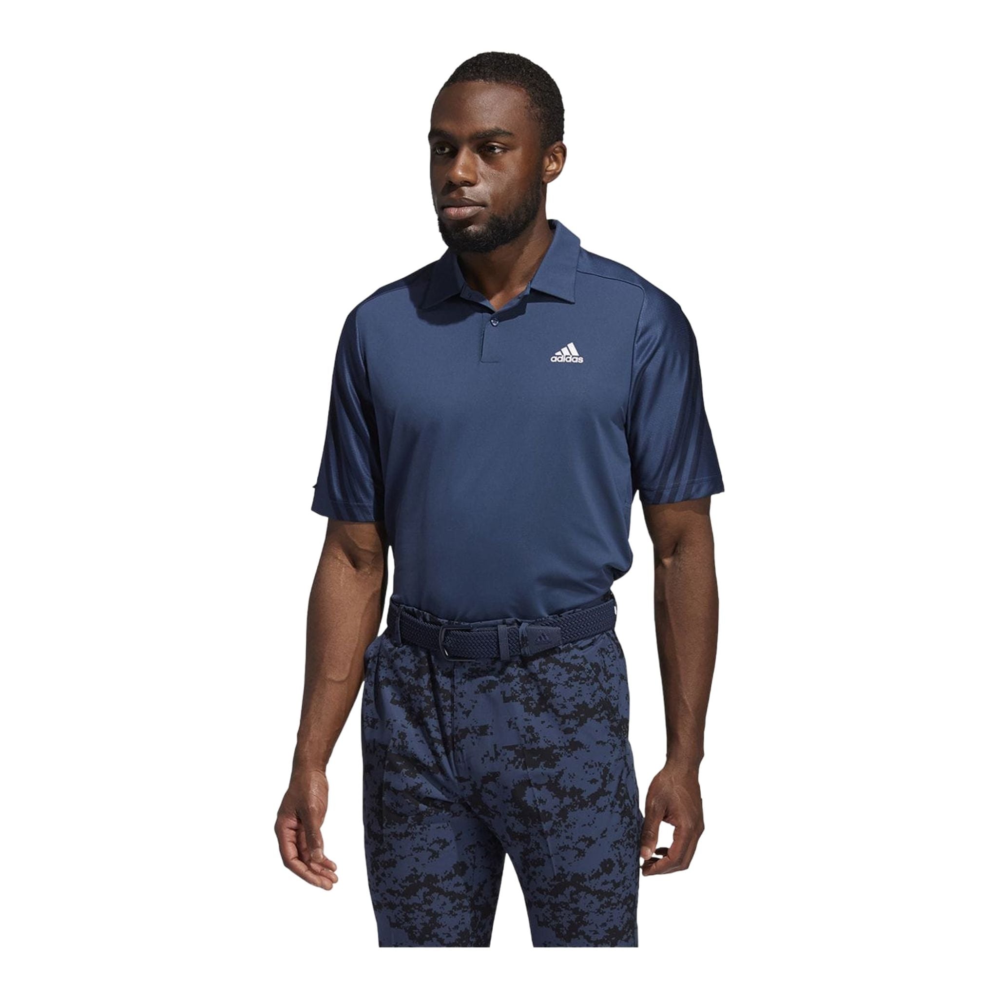 Adidas Heat.Rdy 3-Stripe SS Polo Marine Homme