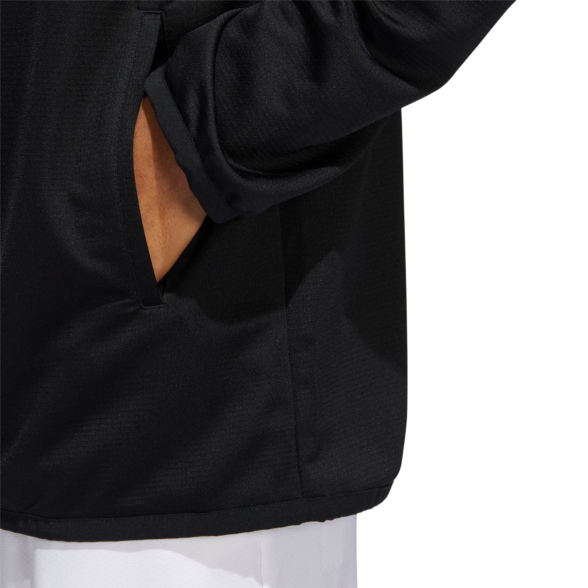 Pull Adidas Primeknit à quart de zip noir/presque jaune homme