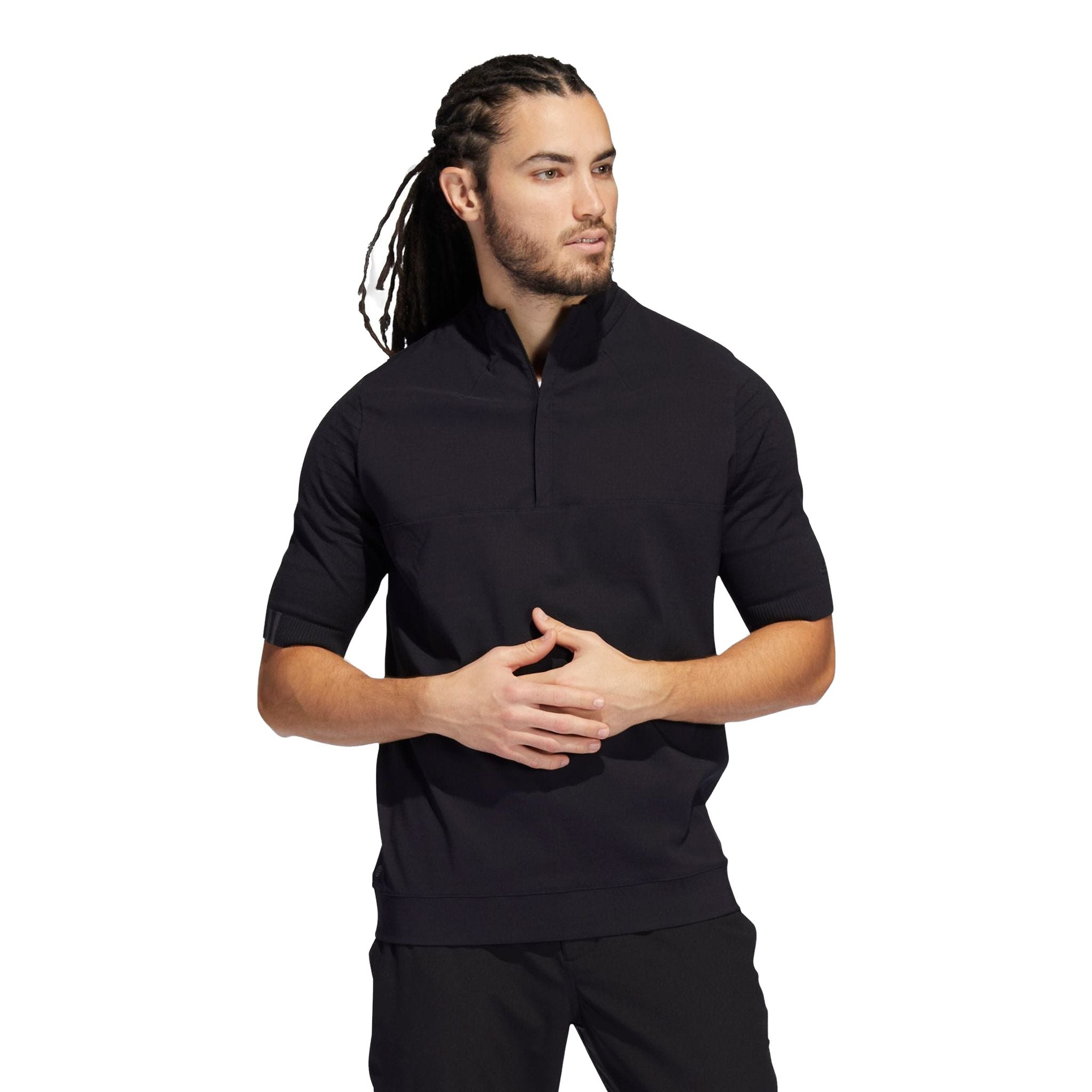 Pull Adidas Primeknit à quart de zip pour homme