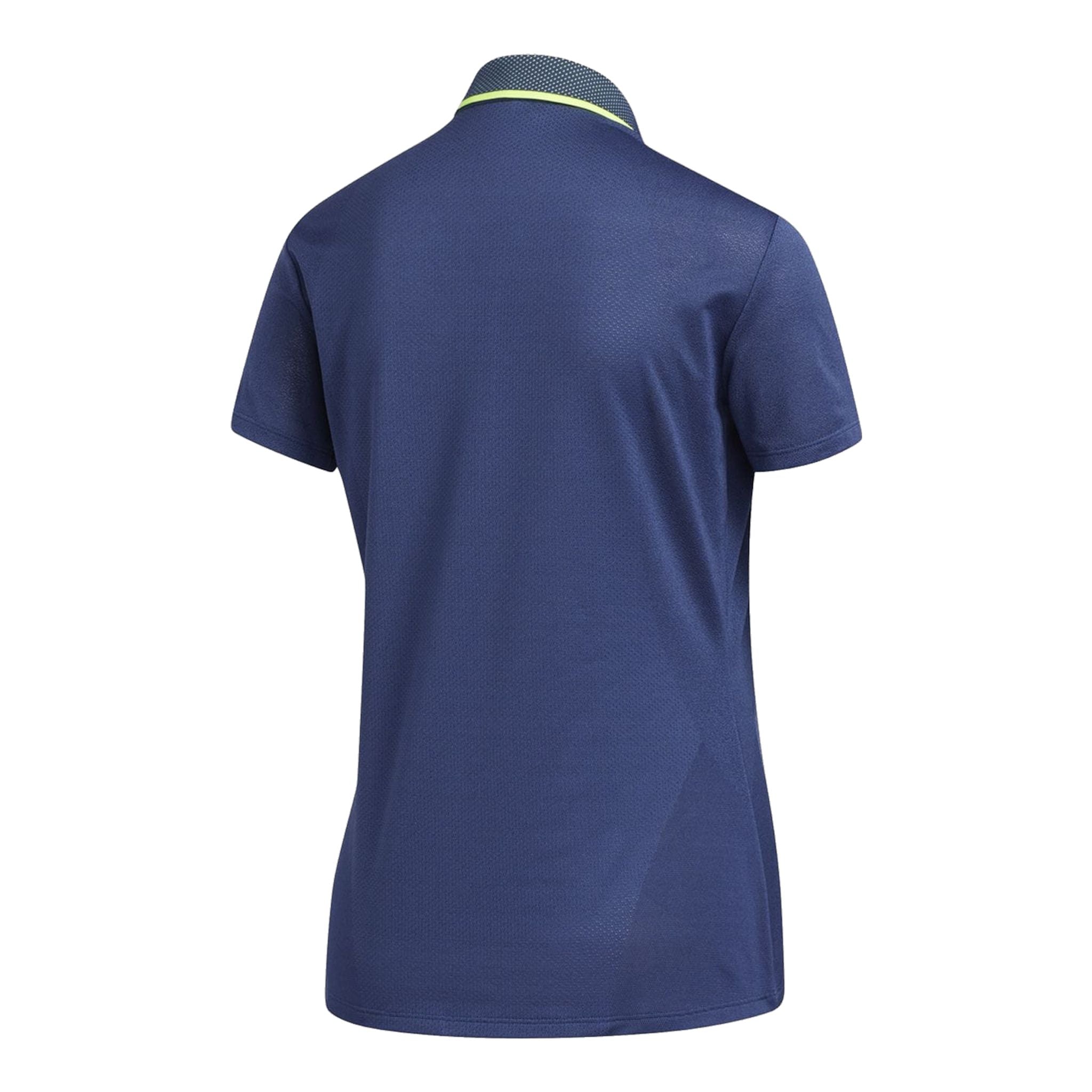 Polo Adidas W Aeroready Engineered SS Tech Indigo Femme