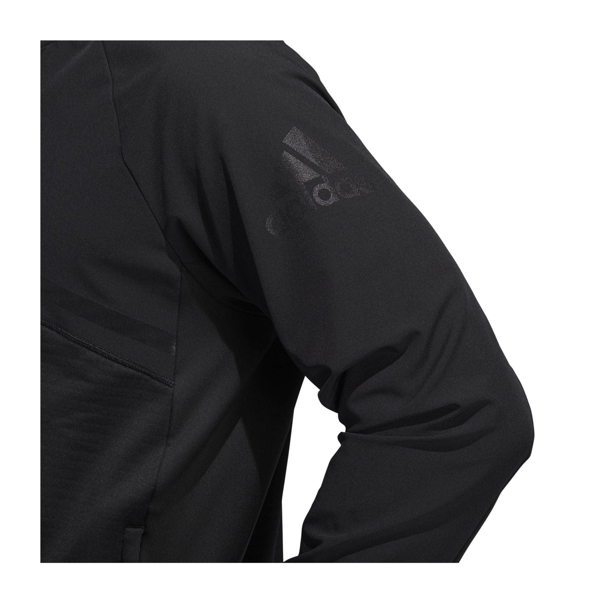 Veste Adidas Hybrid à fermeture éclair intégrale noire pour homme