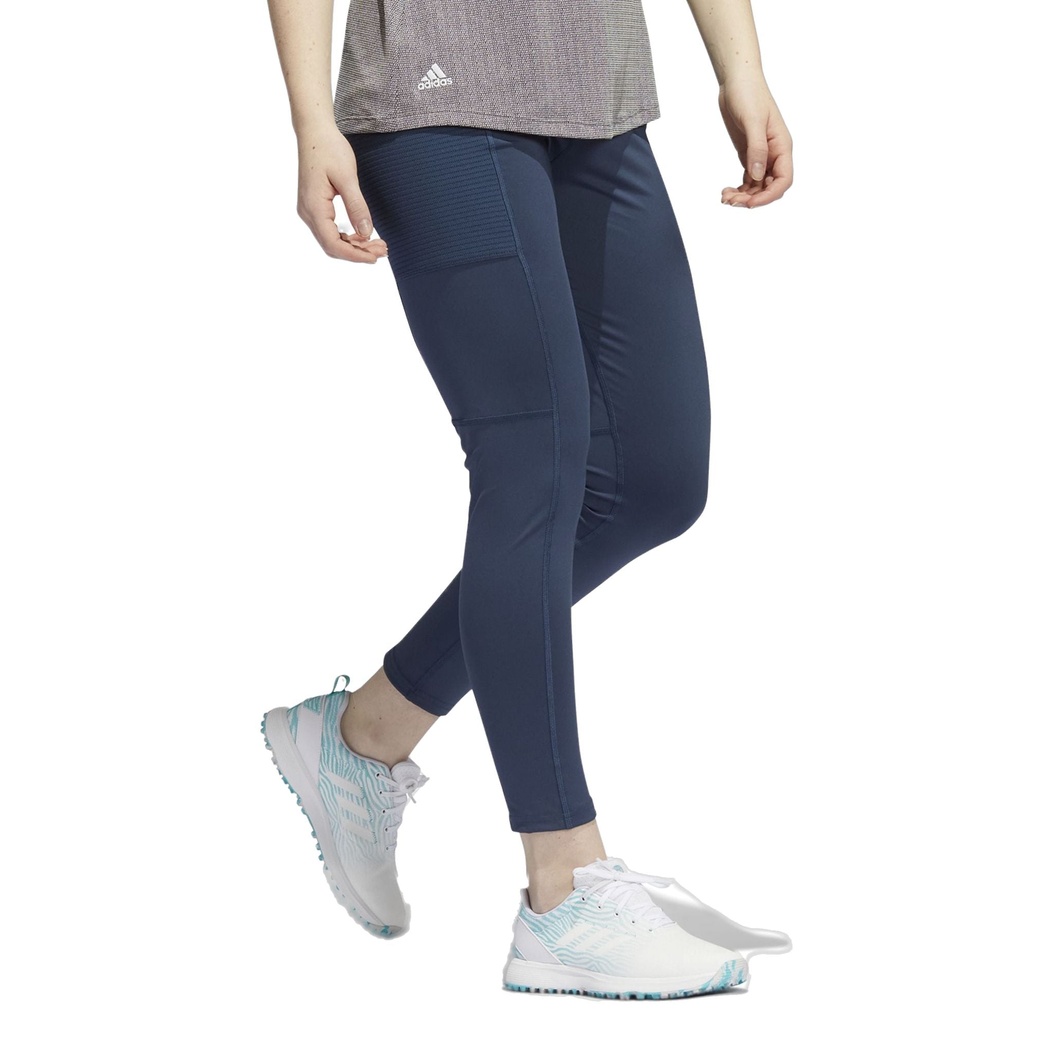 Leggings de golf Adidas Ready, bleu marine, pour femmes