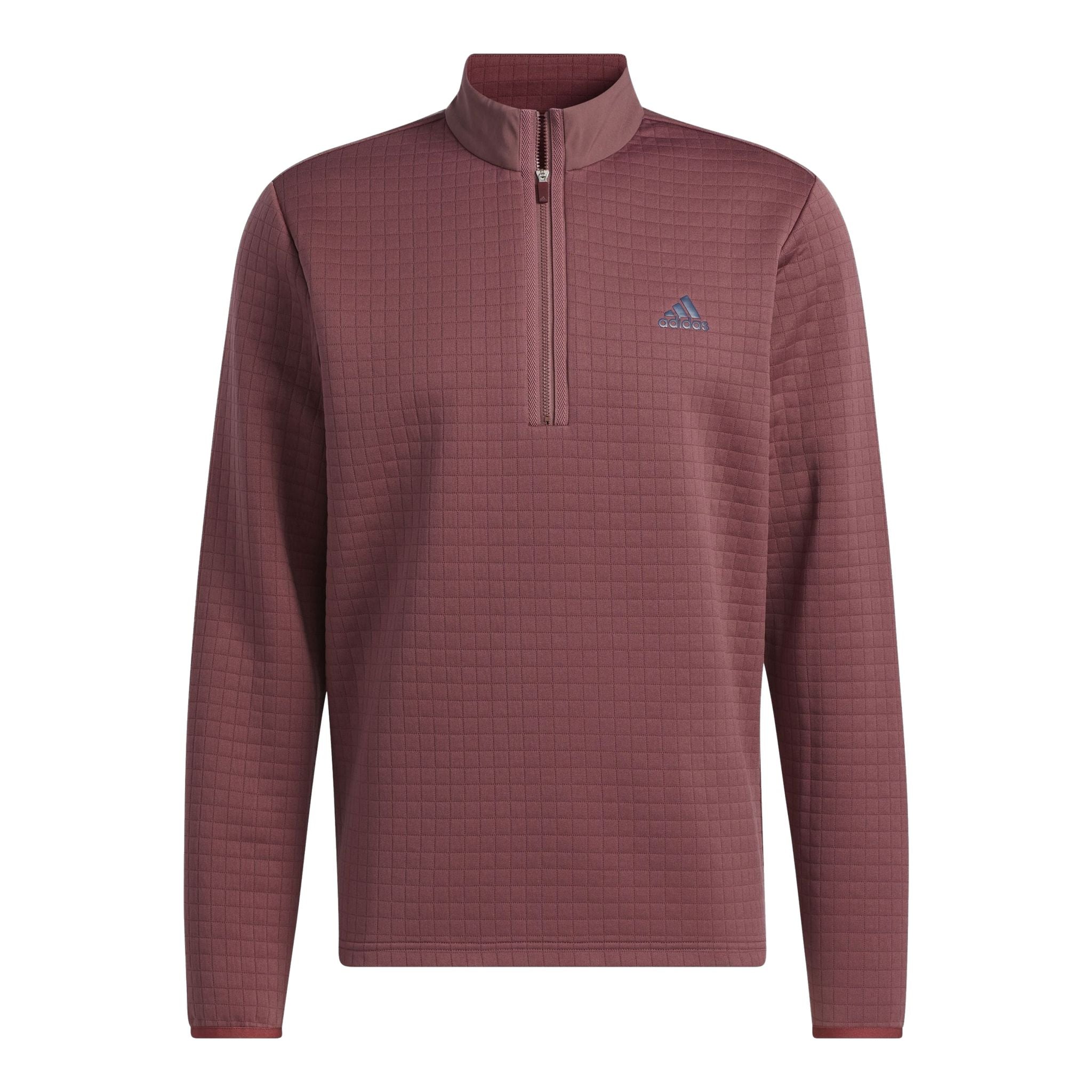 Pull de golf Adidas DWR à quart de zip sur la poitrine gauche, silencieux, pour homme