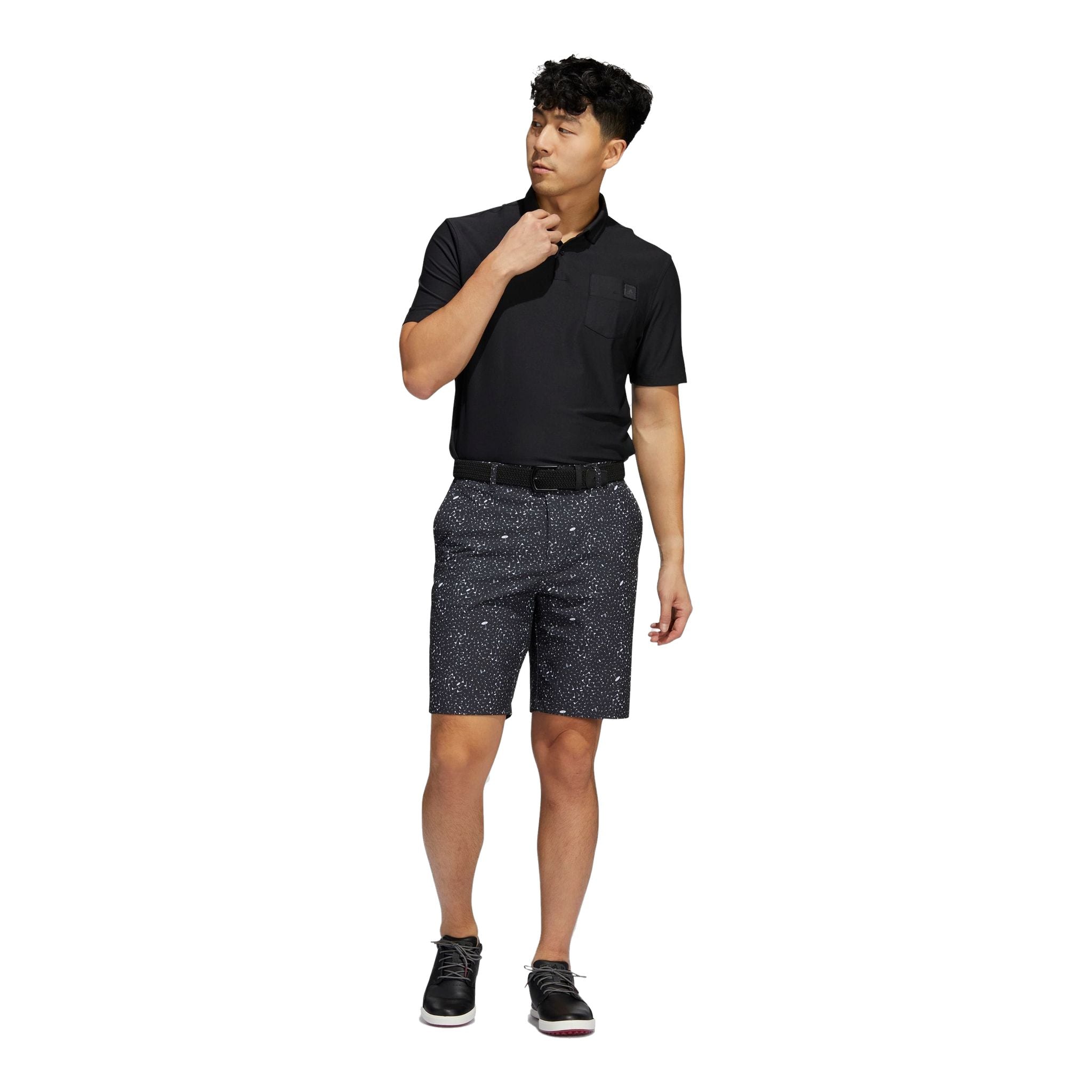Short Adidas Ultimate 365 Flag Print Noir/Gris Trois Hommes