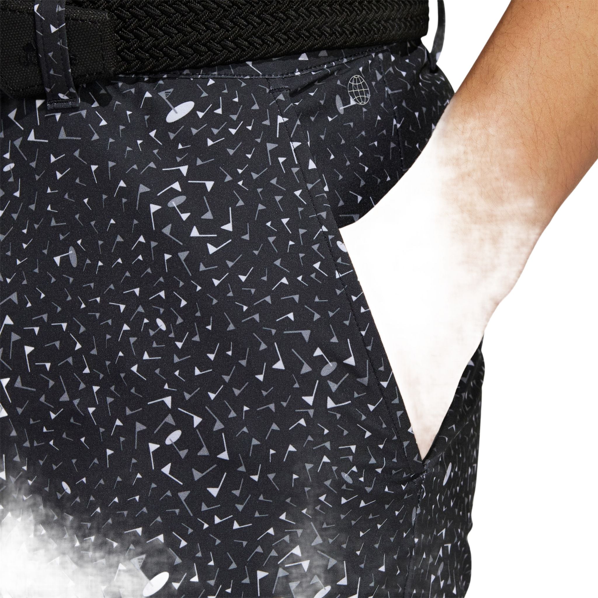 Short Adidas Ultimate 365 Flag Print Noir/Gris Trois Hommes