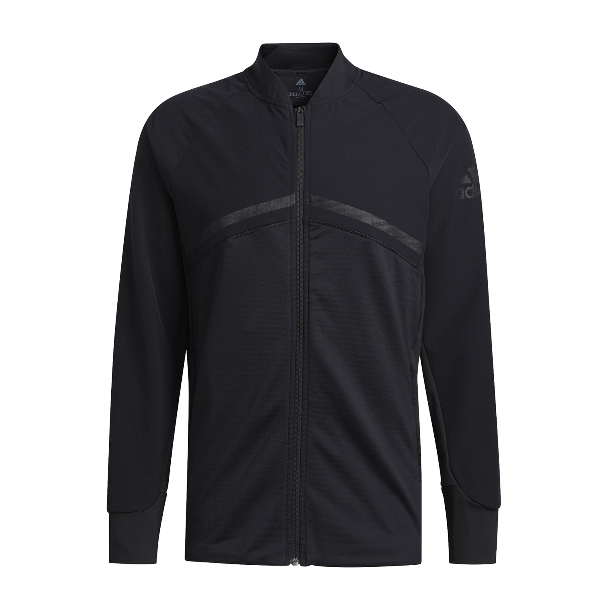 Veste Adidas Hybrid à fermeture éclair intégrale noire pour homme