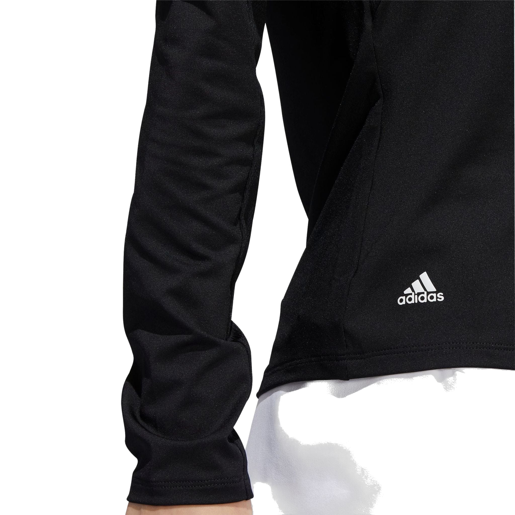 Polo de golf Adidas Ultimate 365 à manches longues noir pour femme