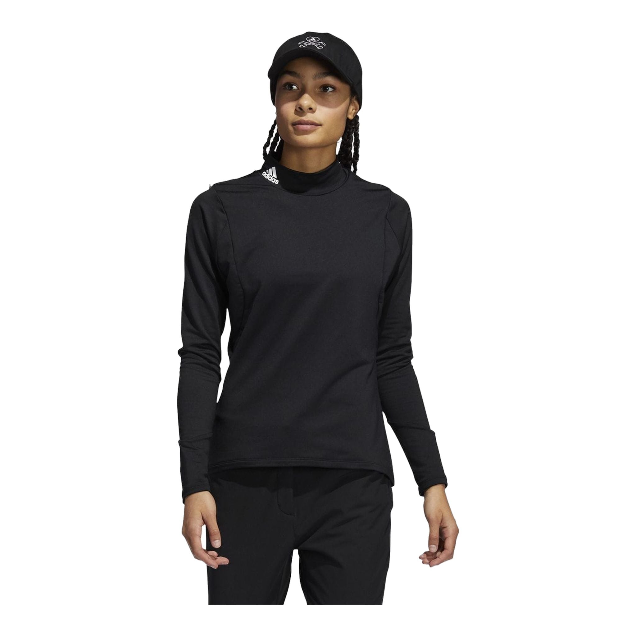 T-shirt à manches longues Adidas W Layer noir pour femme