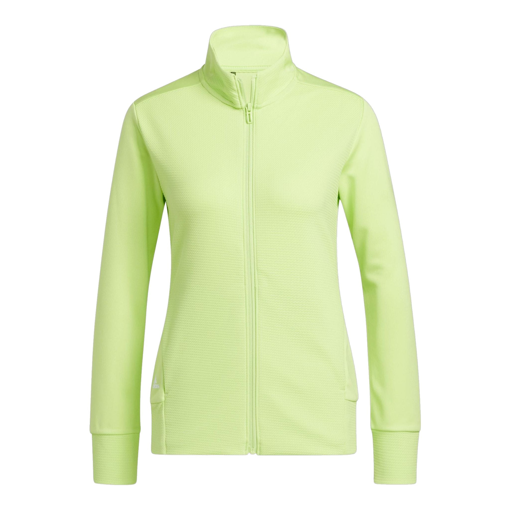 Veste Adidas W Texture à fermeture éclair intégrale Pulse Lime pour femme