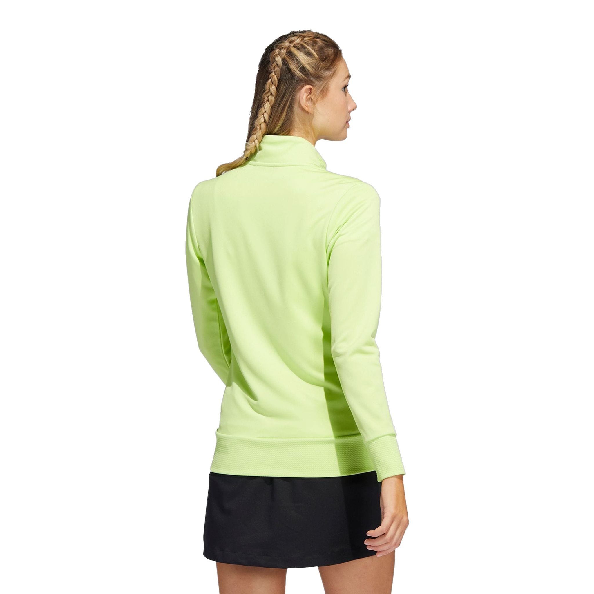 Veste Adidas W Texture à fermeture éclair intégrale Pulse Lime pour femme