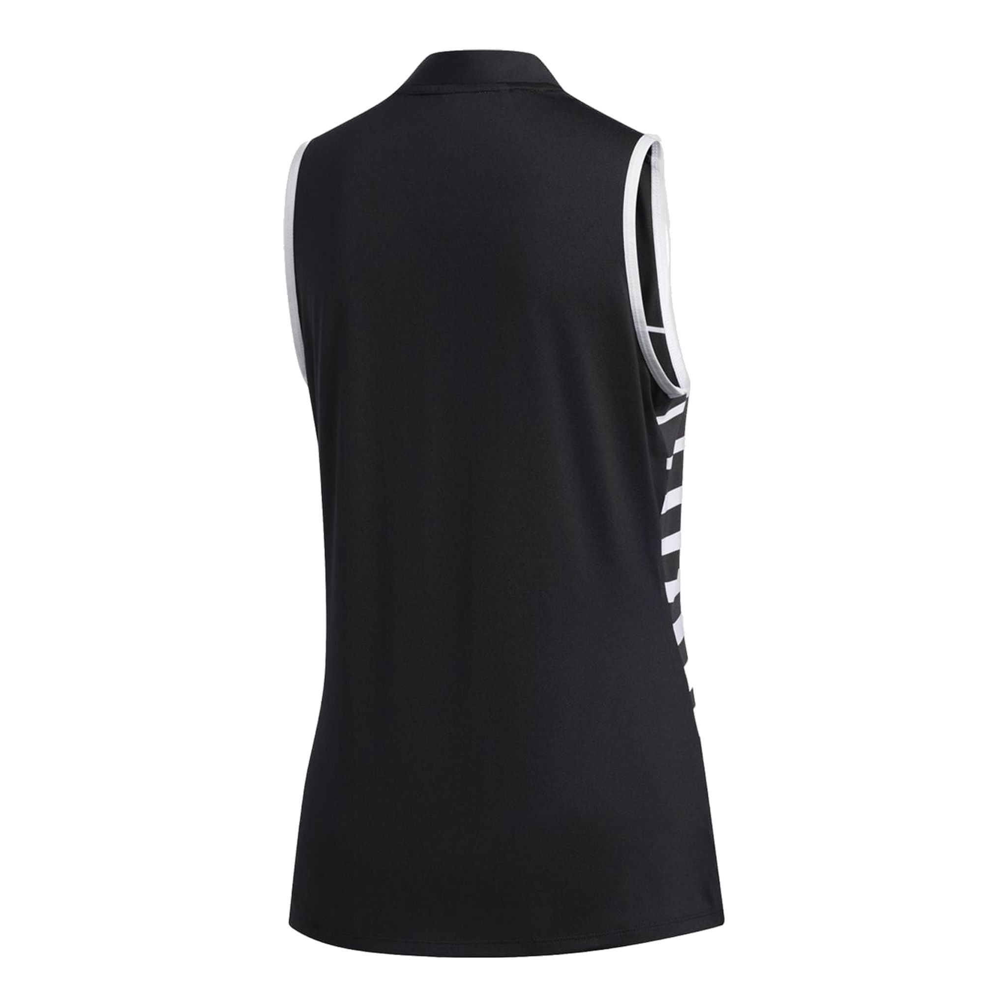 Polo Adidas W Engineered Stripe SL Noir/Blanc Femme