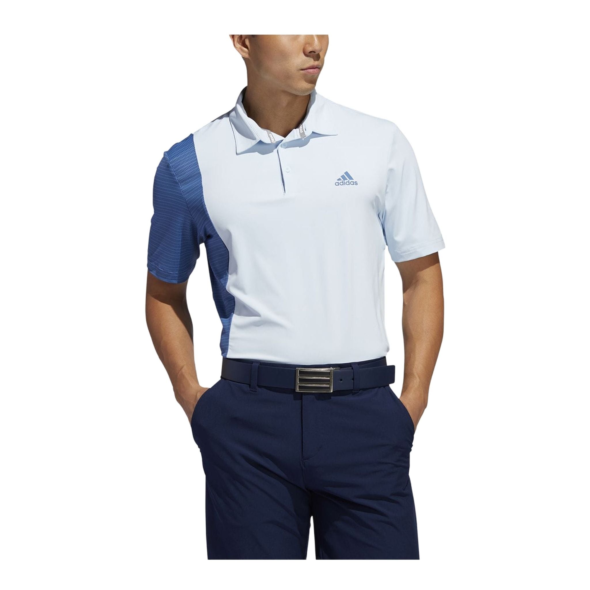 Polo Adidas Ultimate 365 Blocked Sky Tint/Royal/Navy Homme