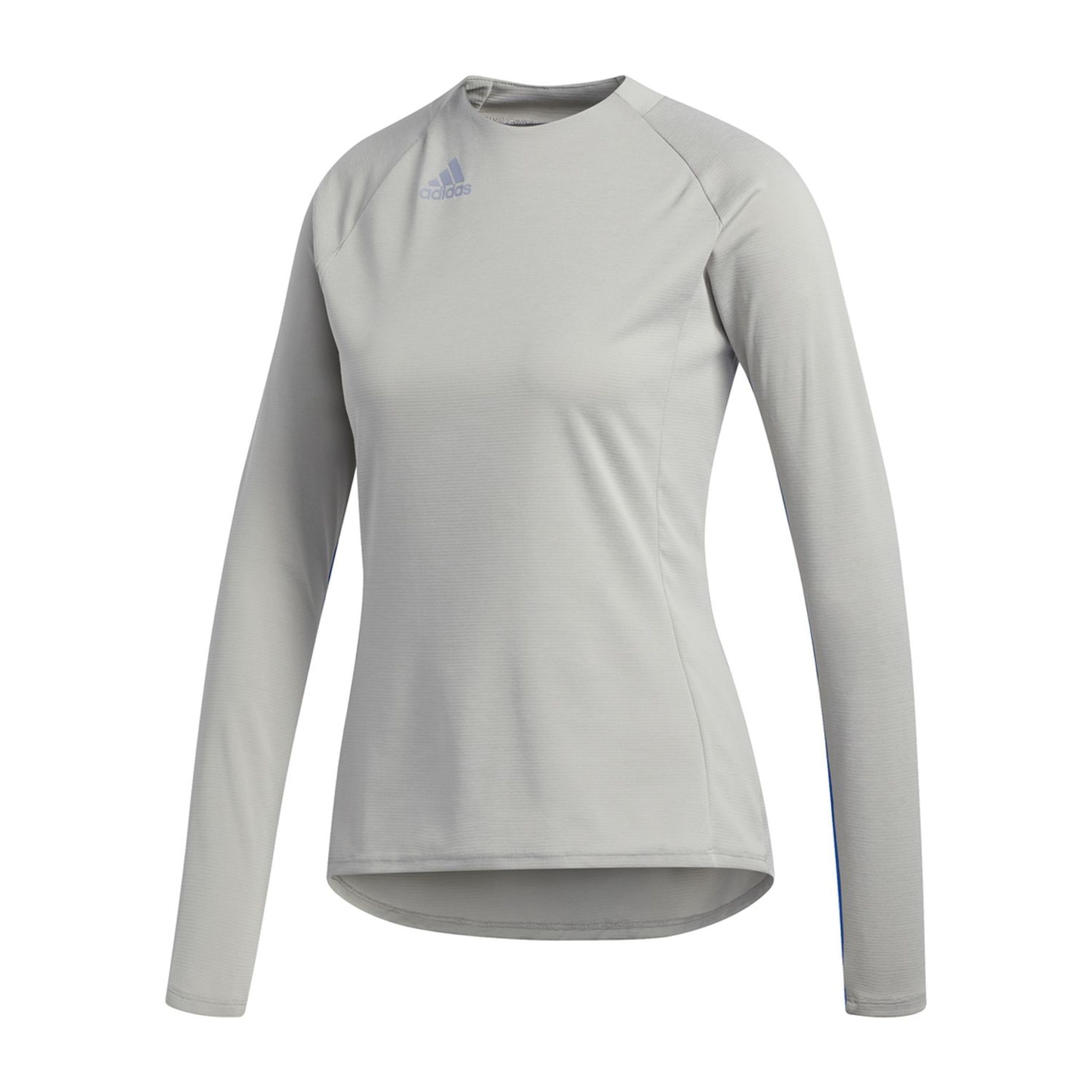 Adidas W Layer UPF Three Stripe Micro Mock Gris Femme