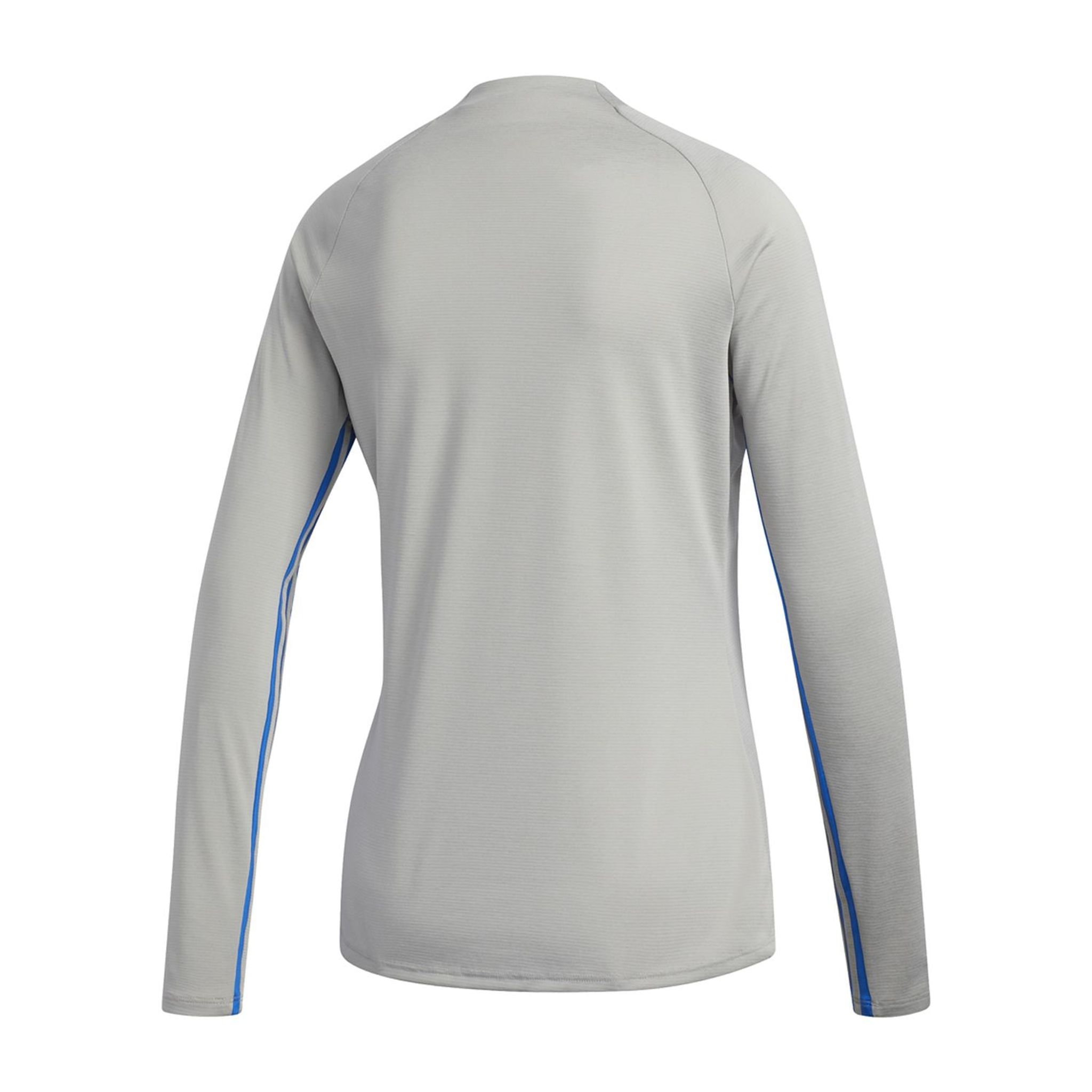 Adidas W Layer UPF Three Stripe Micro Mock Gris Femme