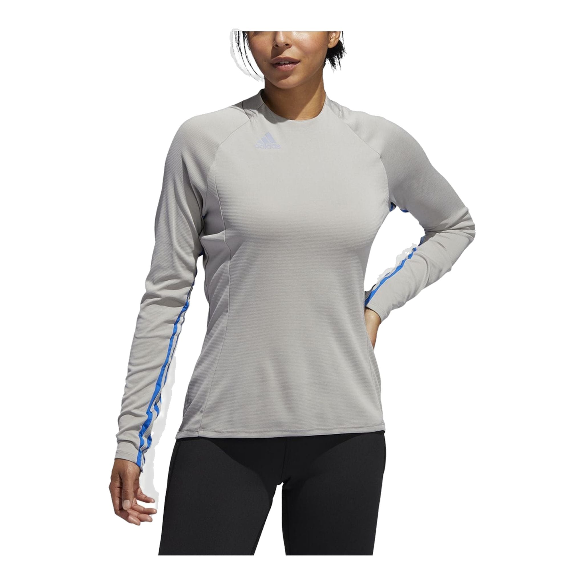 Adidas W Layer UPF Trois Bandes Micro Gris Femme