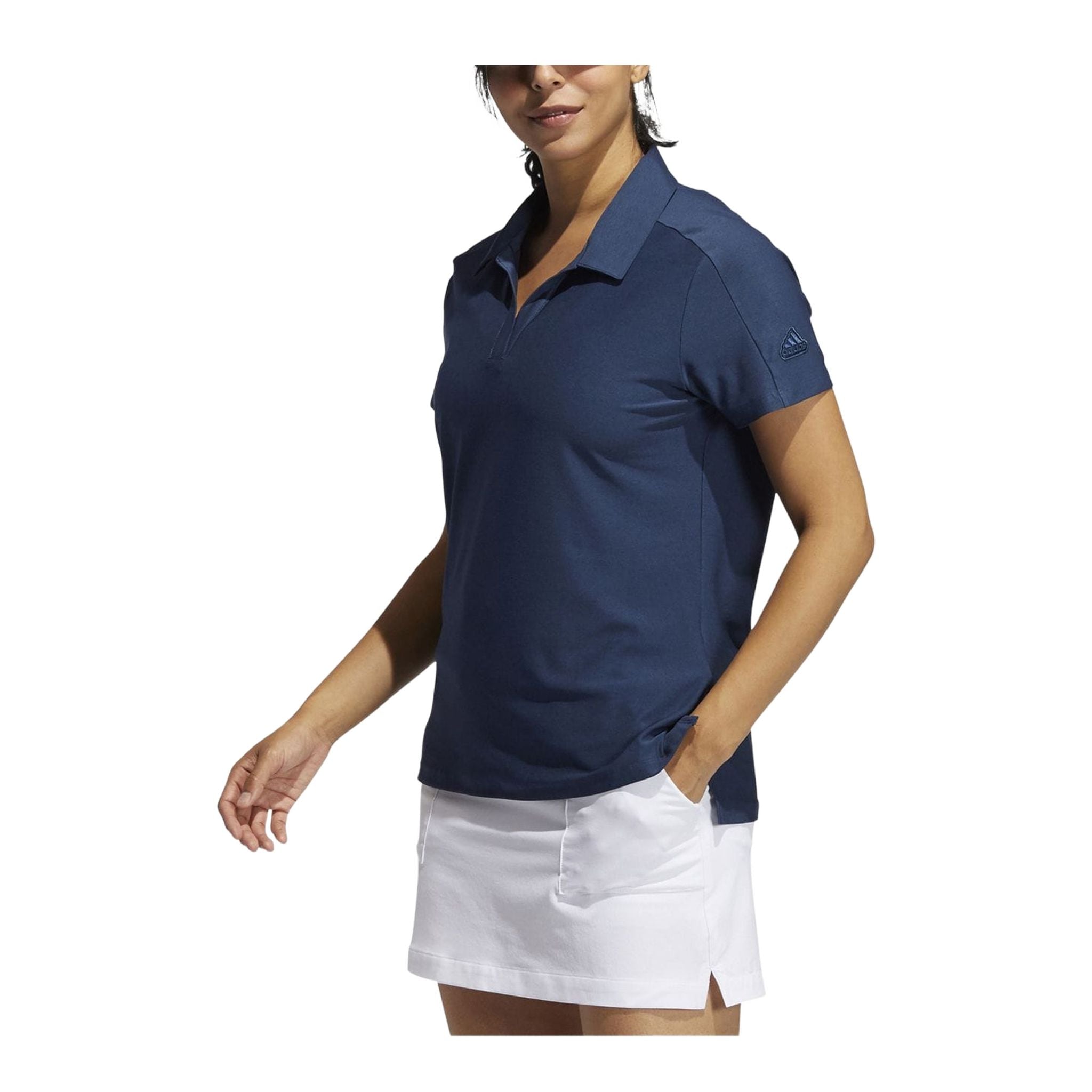 Polo Adidas W Go-To SS bleu marine pour femme