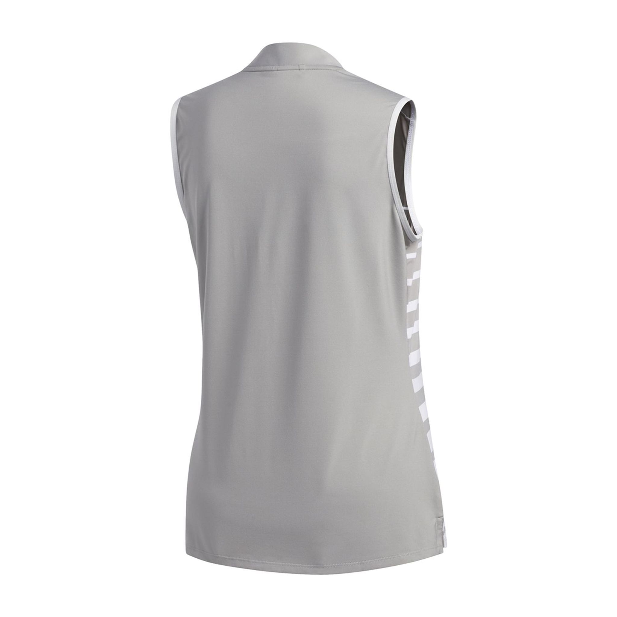 Polo Adidas W Engineered Stripe SL Blanc/Gris Femme