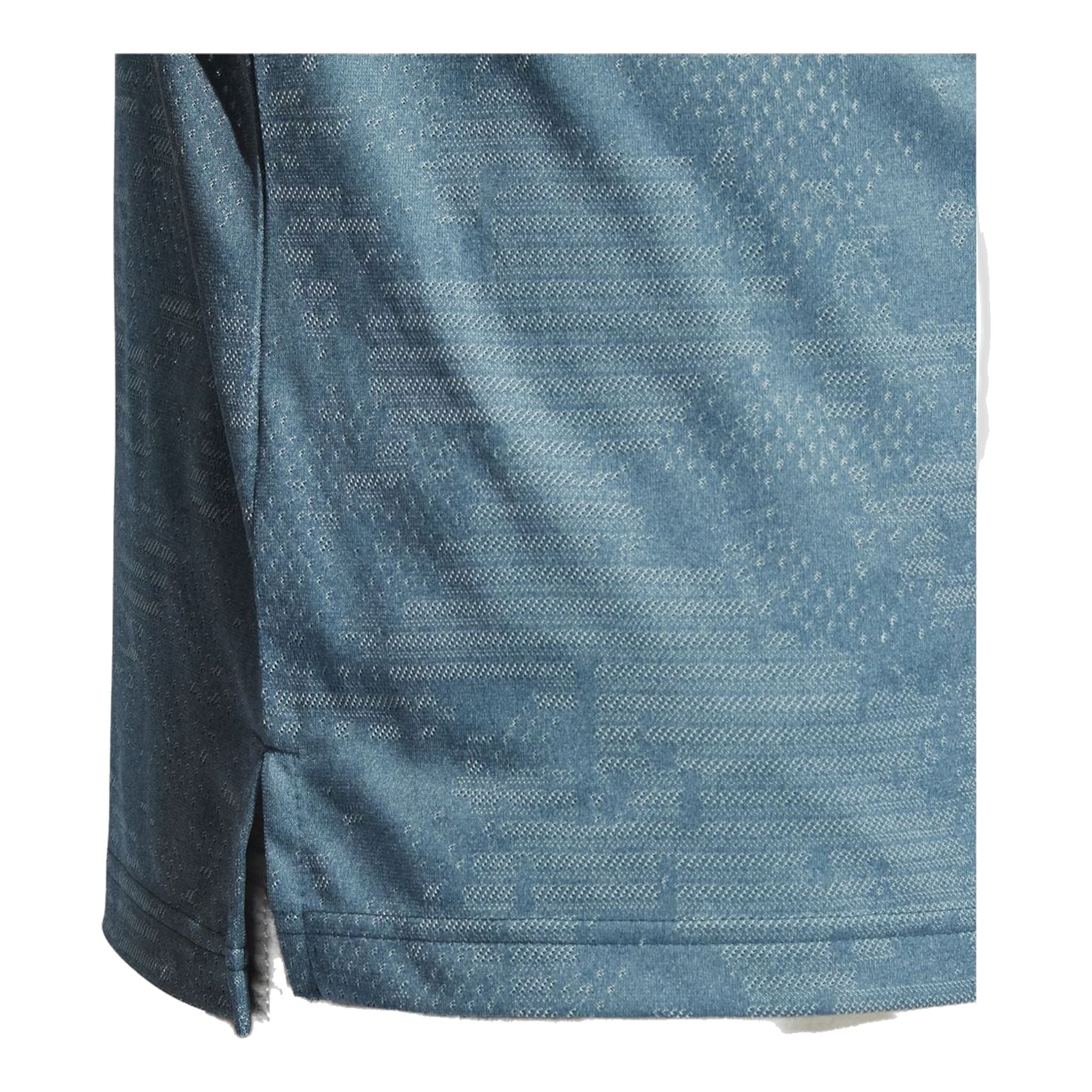 Polo Adidas Camo SS bleu sarcelle/menthe pour homme