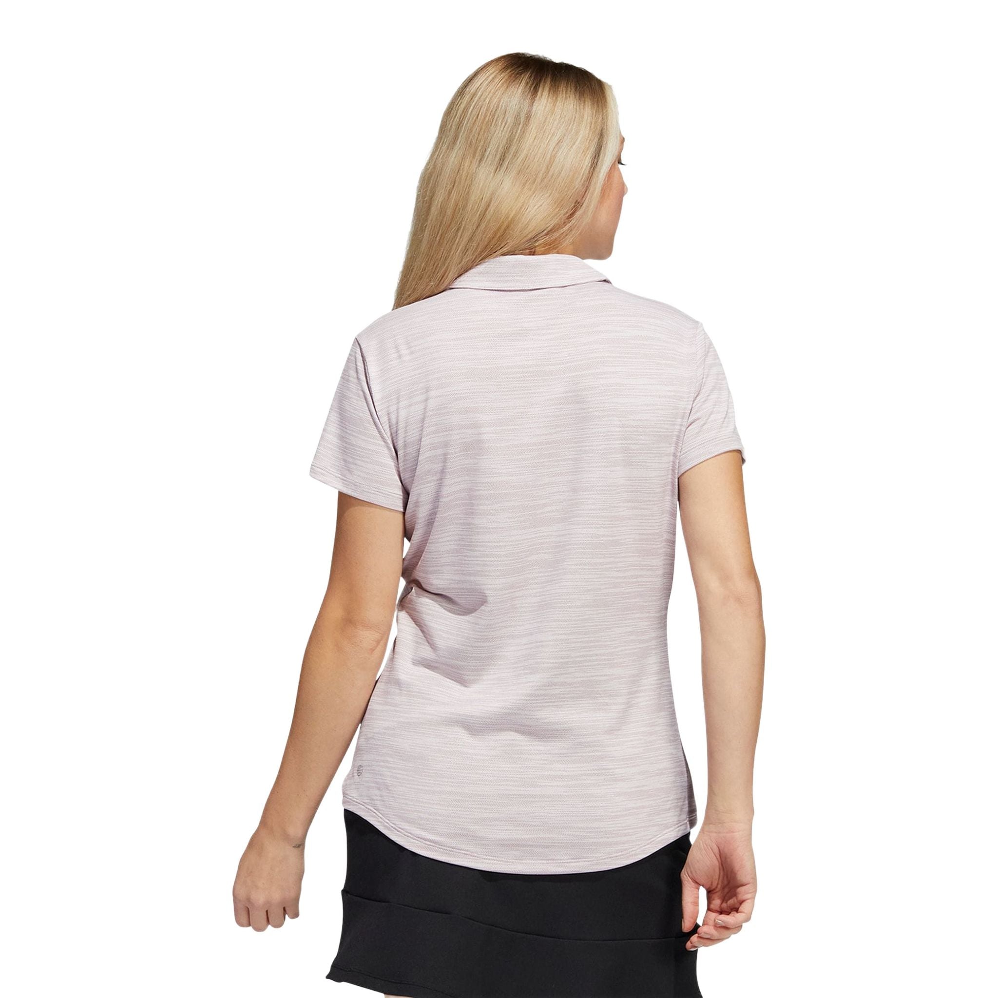 Polo Adidas W Spacedye Rose pâle/Bordeaux Legacy Femme