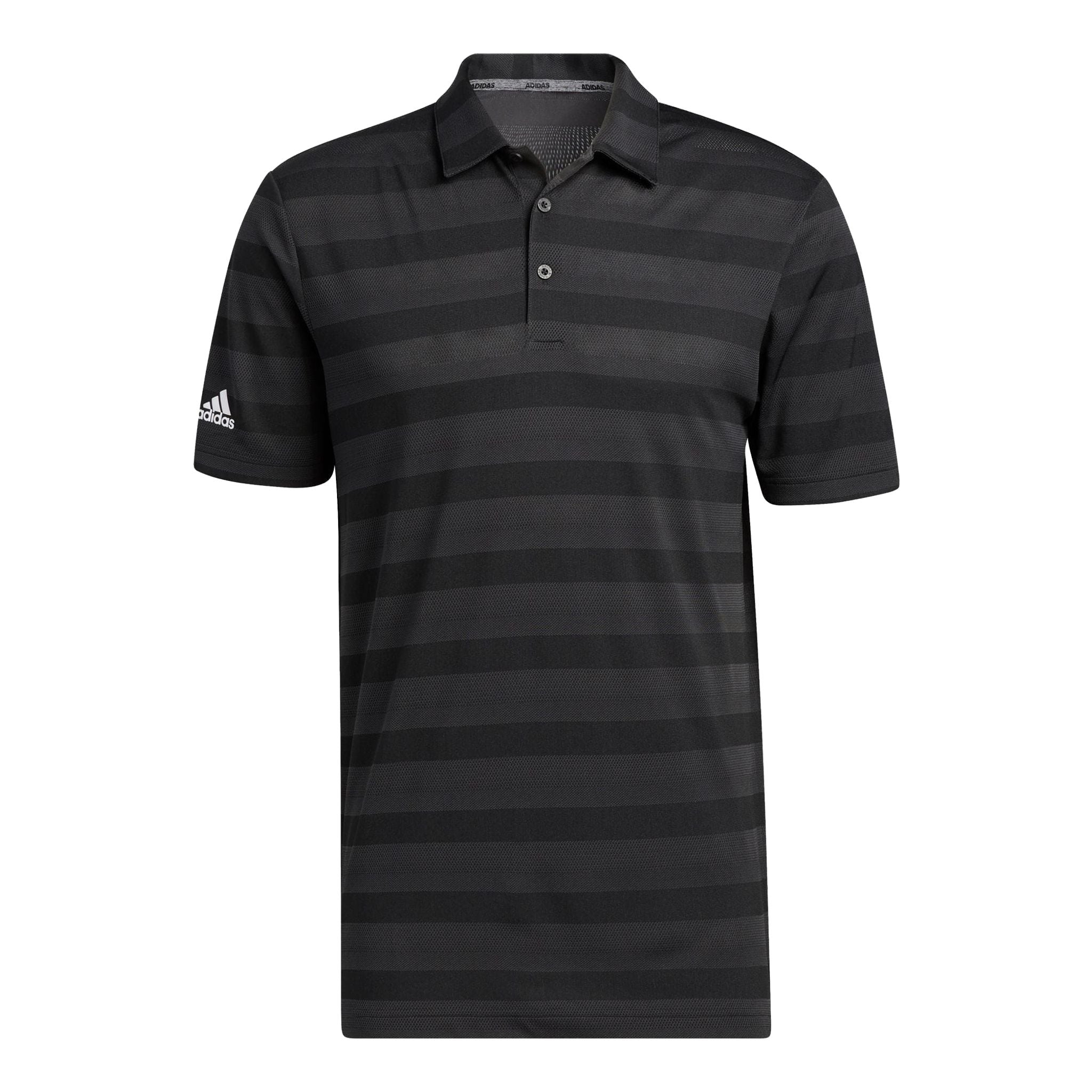 Polo Adidas M à rayures bicolores noir/gris, taille 6 homme