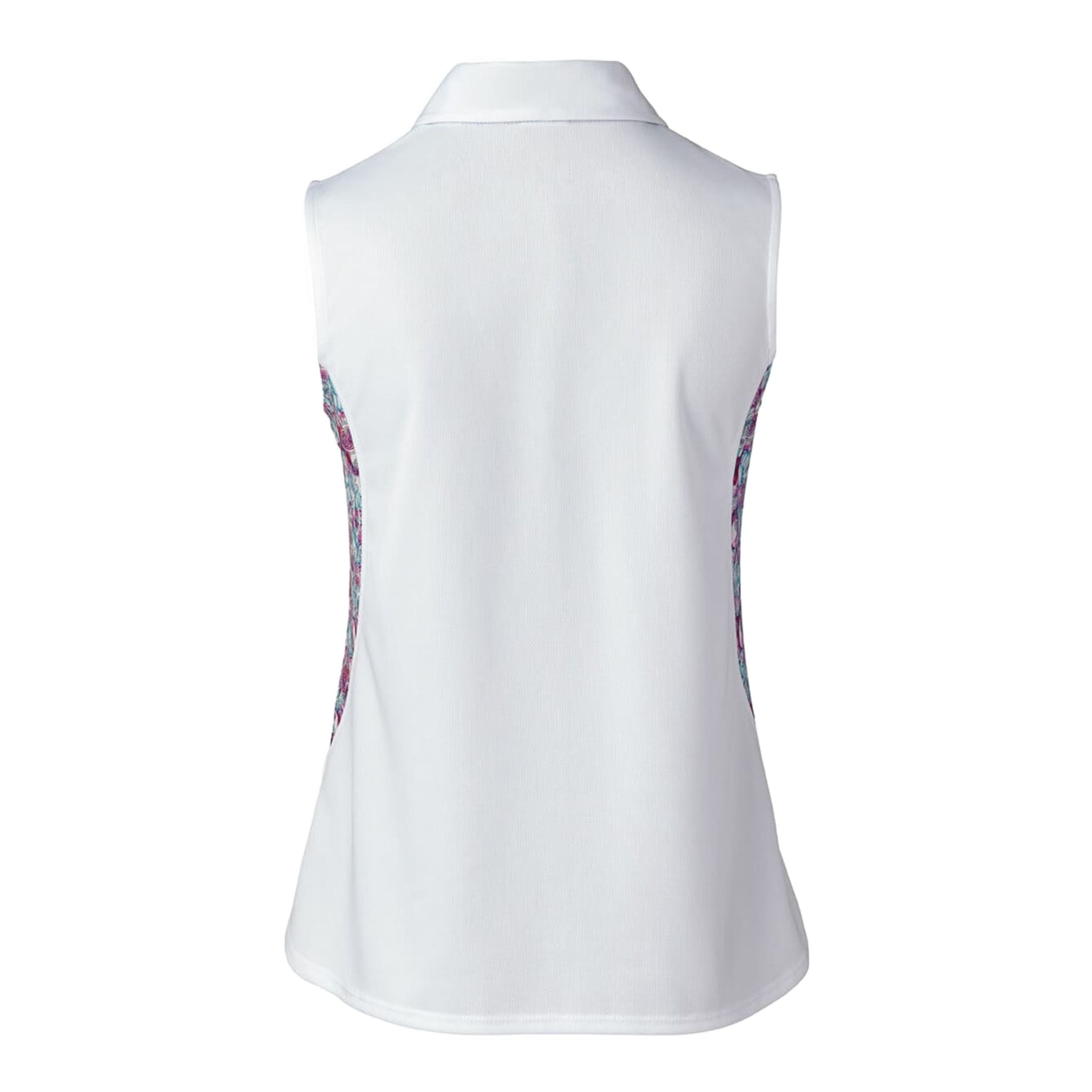 Polo sans manches blanc Daily Sports Bess pour femme