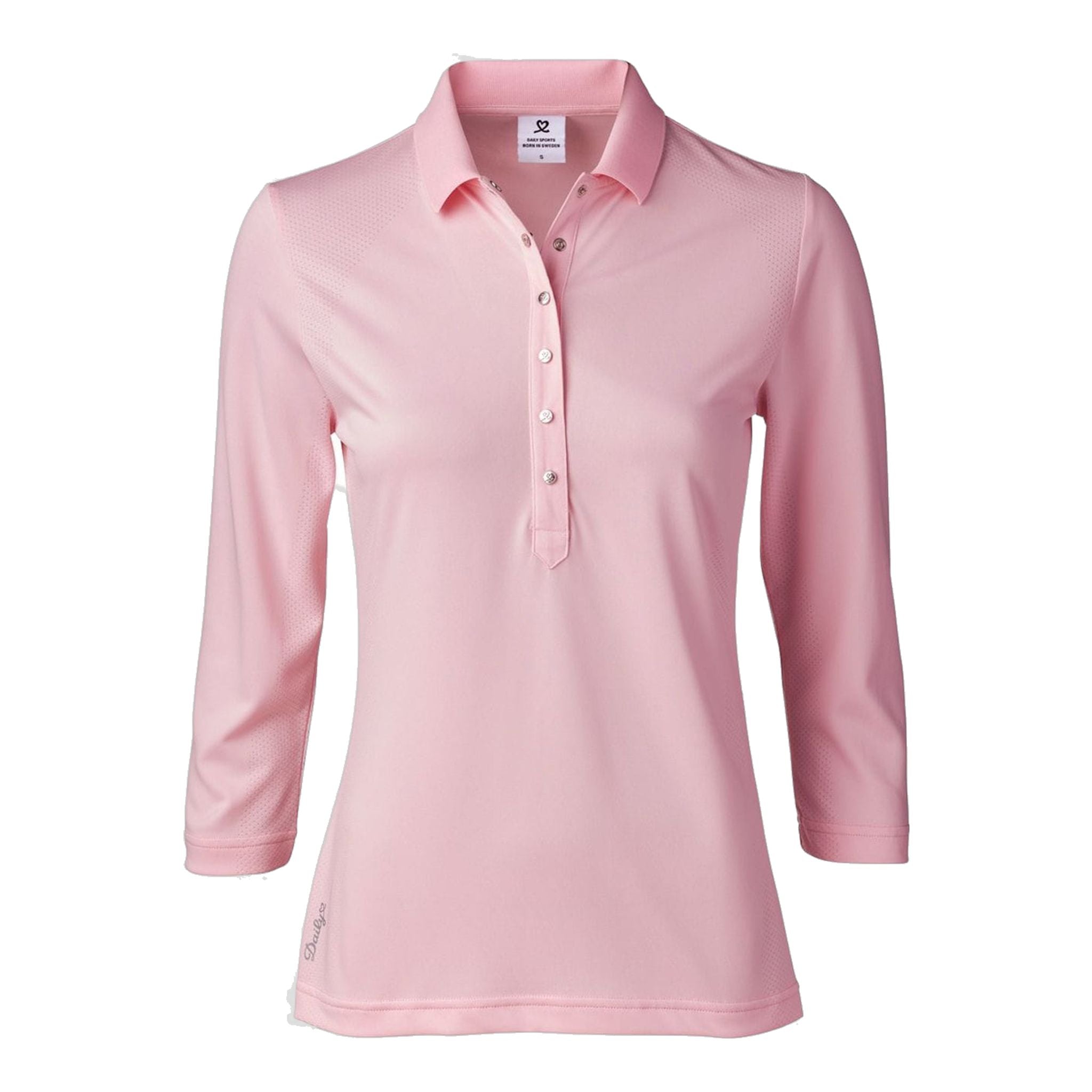 Polo rose à manches 3/4 pour femme Daily Sports Mindy