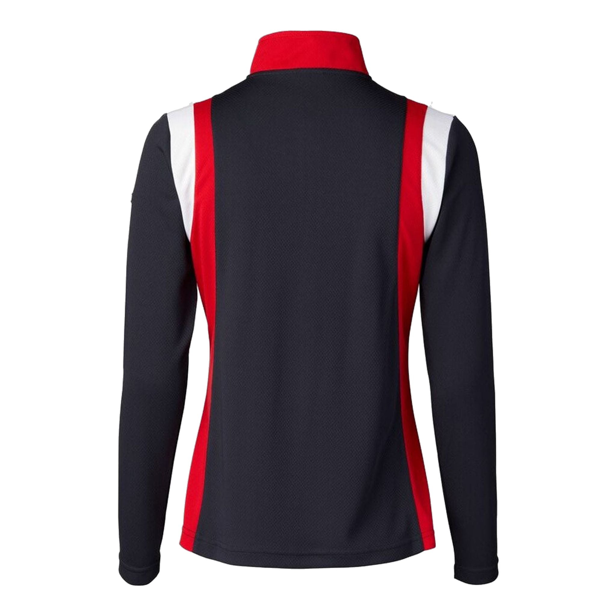 Polo à manches courtes Wilona de Daily Sports, col demi-col, bleu marine, femme