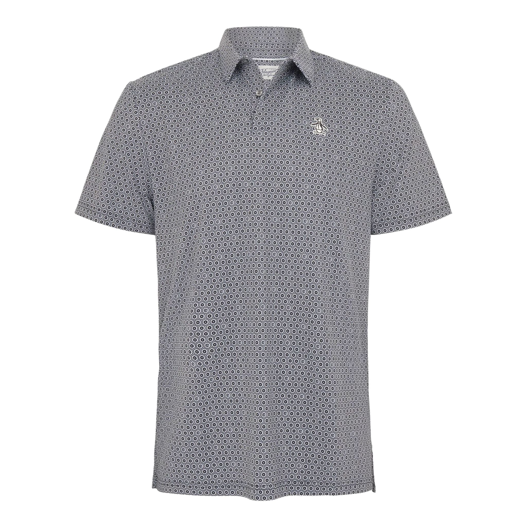 Polo homme Original Penguin à imprimé floral géométrique intégral