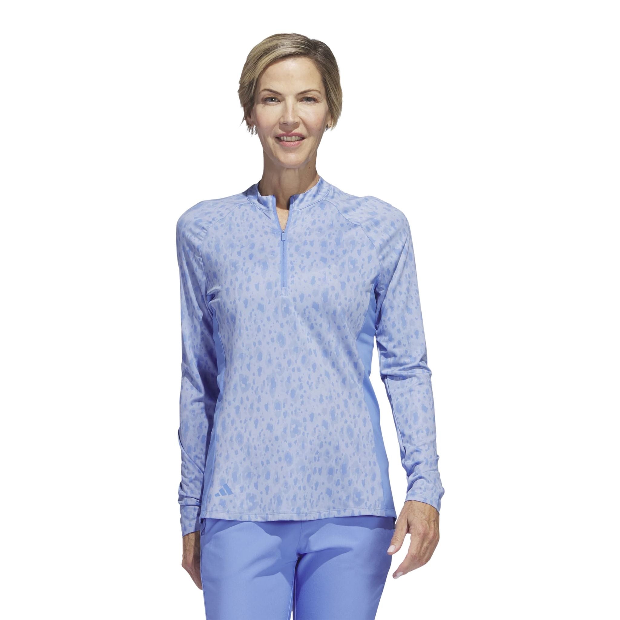 Polo à manches longues imprimé Adidas U365 pour femme