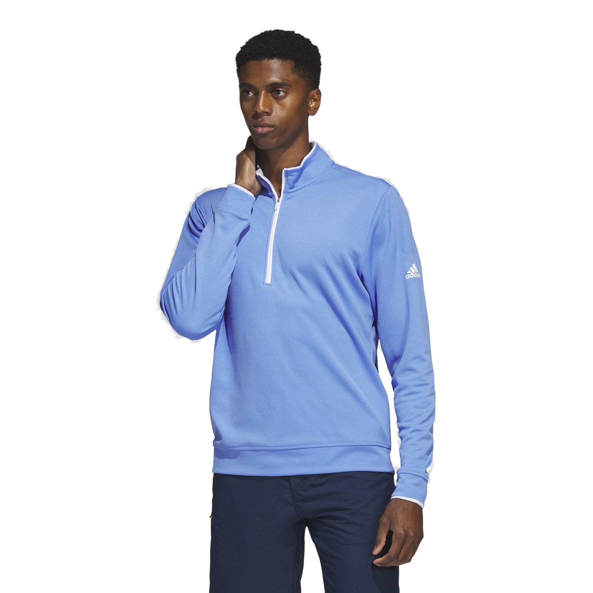Pull Adidas Liteweight à fermeture éclair 1/4 pour homme