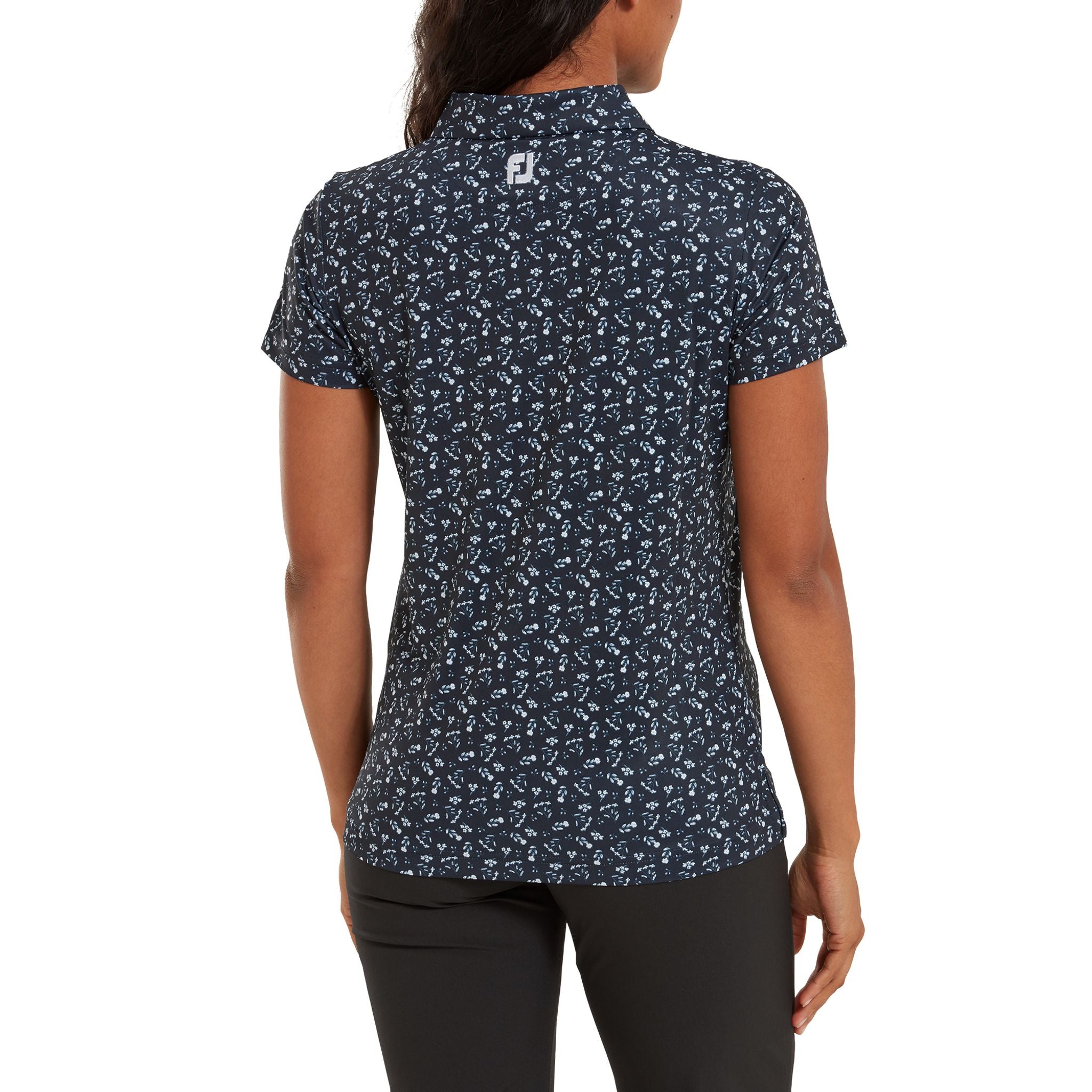 Polo Footjoy à imprimé floral pour femme
