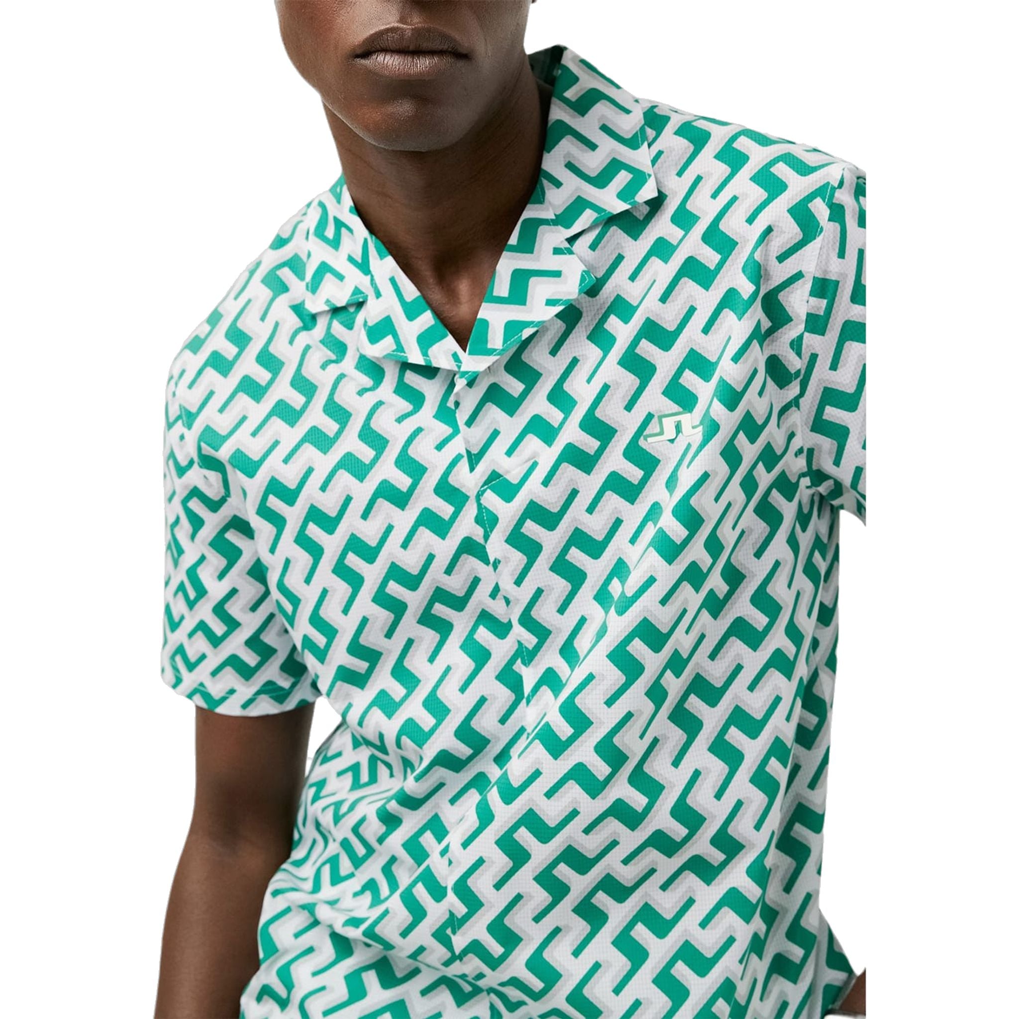 Polo J. Lindeberg Resort Coupe Régulière, Polo 3D Bridge, Taille M Homme