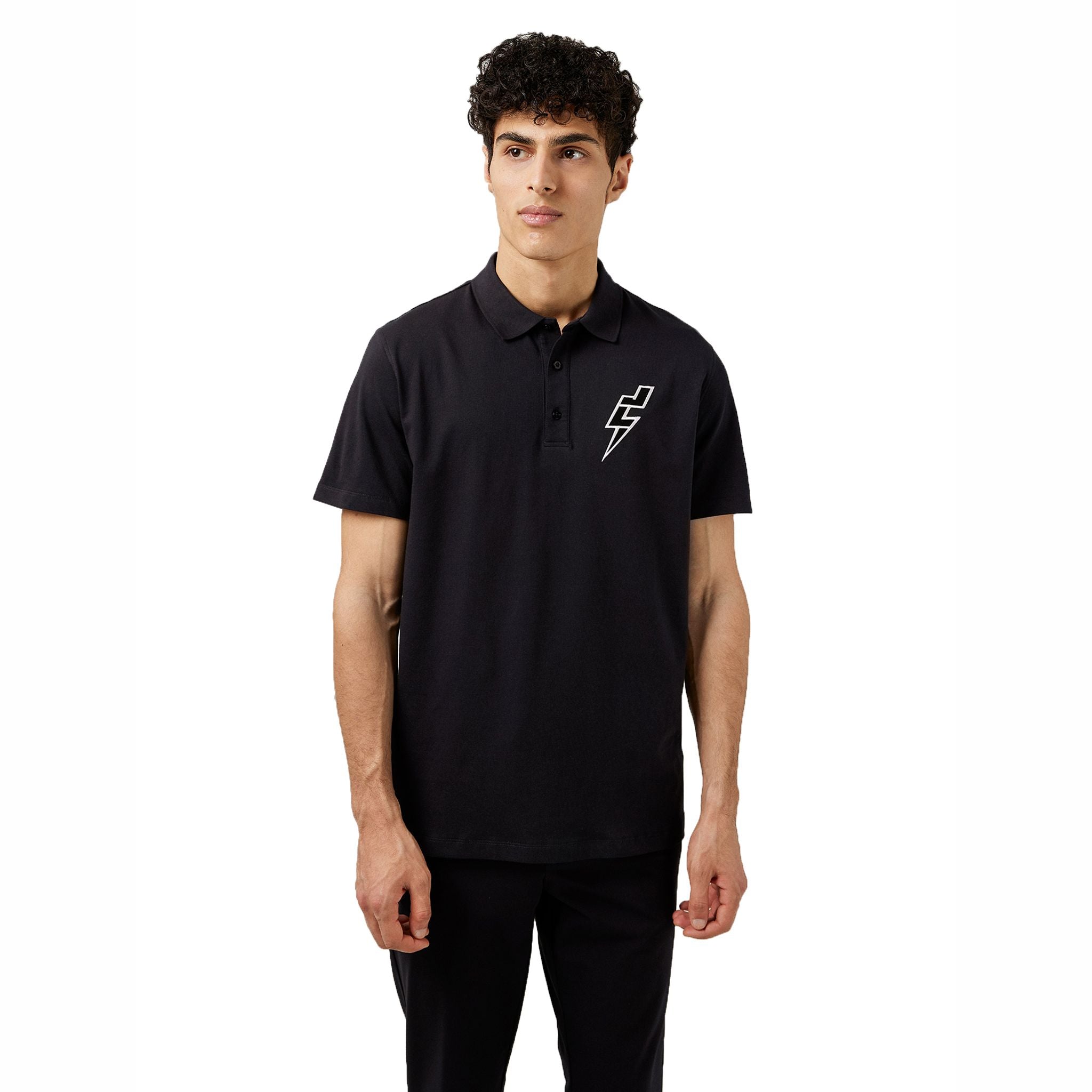 J. Lindeberg Polo JL Strike Rib Jersey Homme