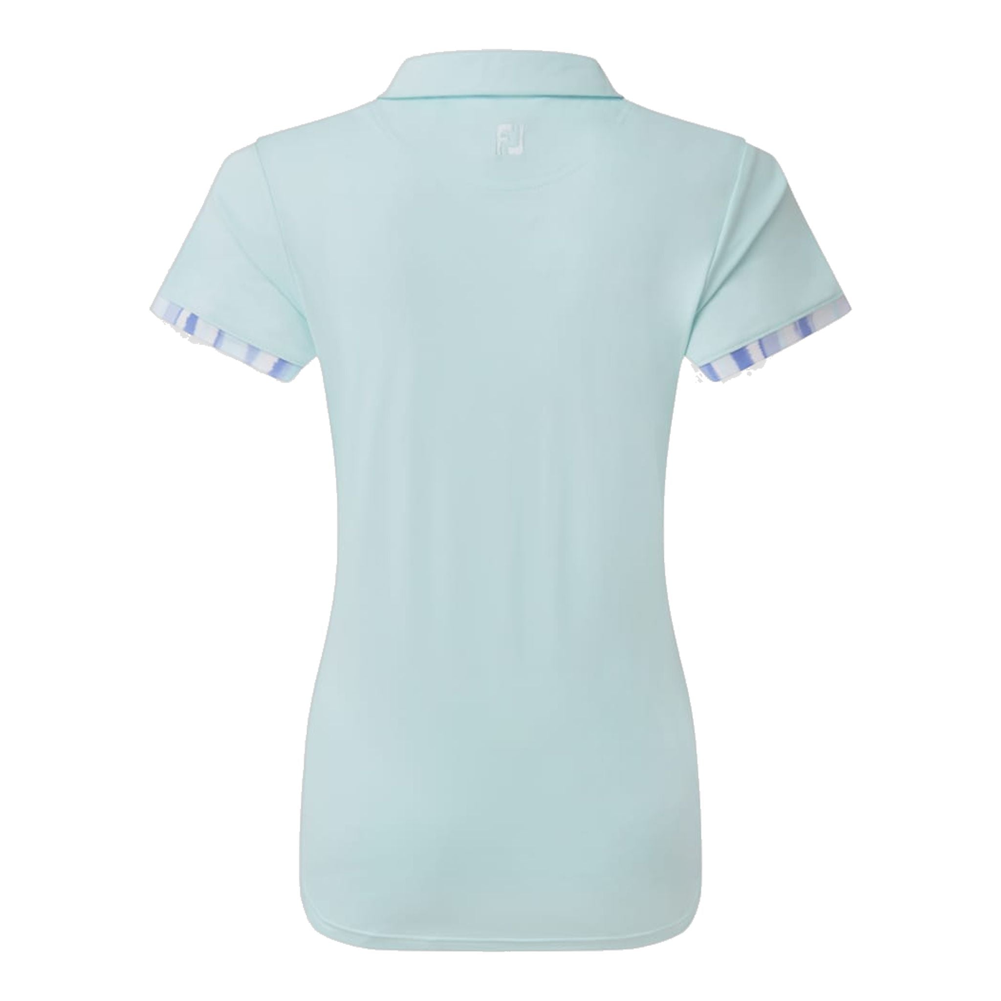 Polo Footjoy à bordure aquarelle en piqué pour femme