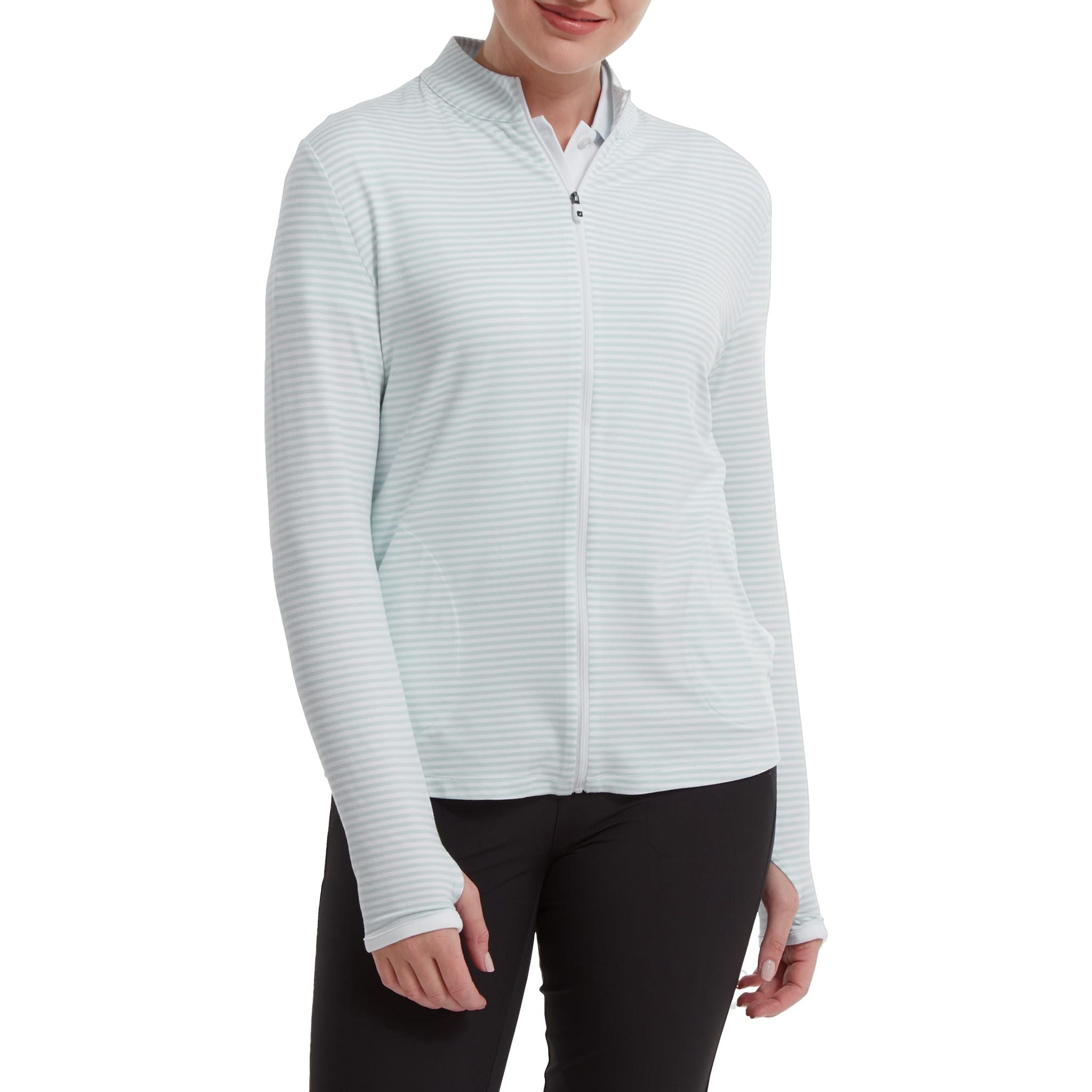 Veste couche intermédiaire Footjoy Jersey Stripe Femme