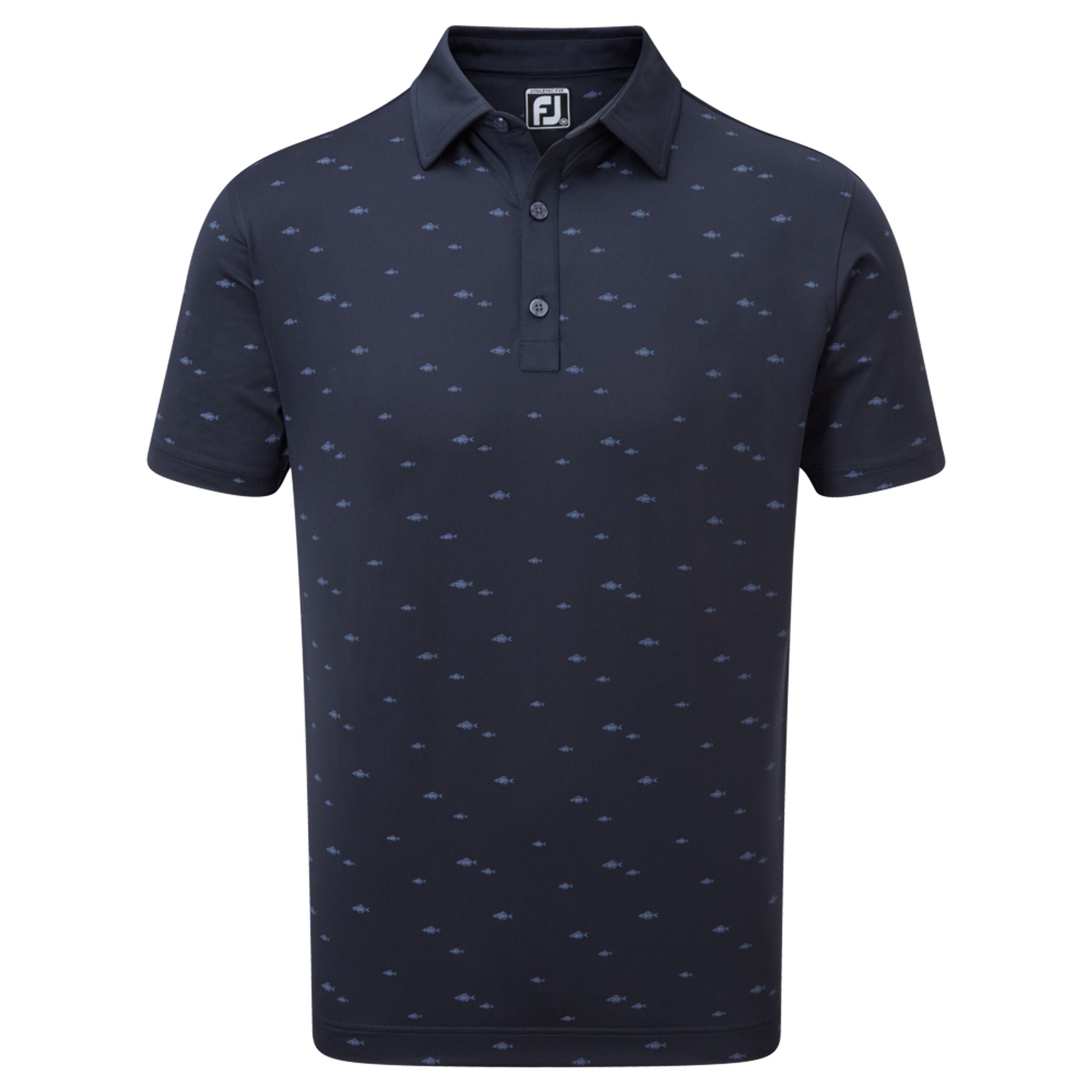 Polo homme Footjoy Lisle à imprimé banc de poissons