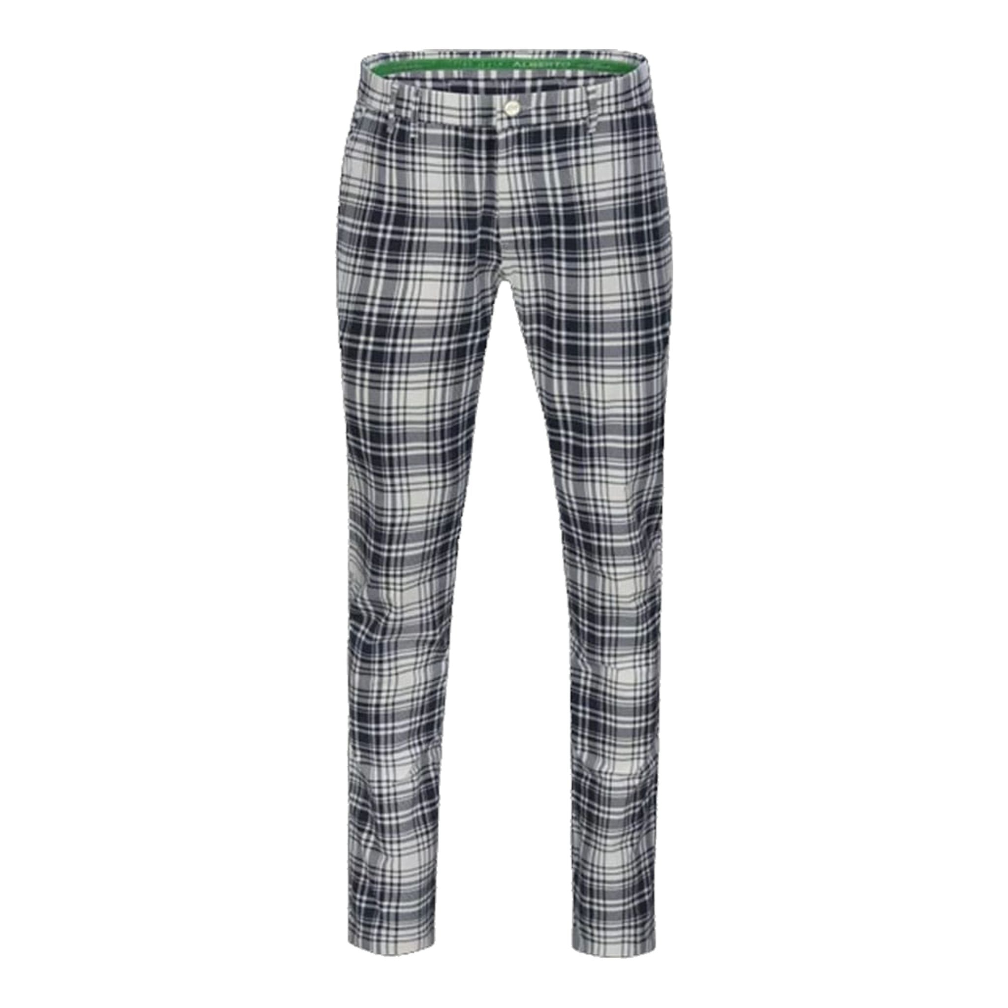 Pantalon de golf à carreaux Alberto Ian pour homme