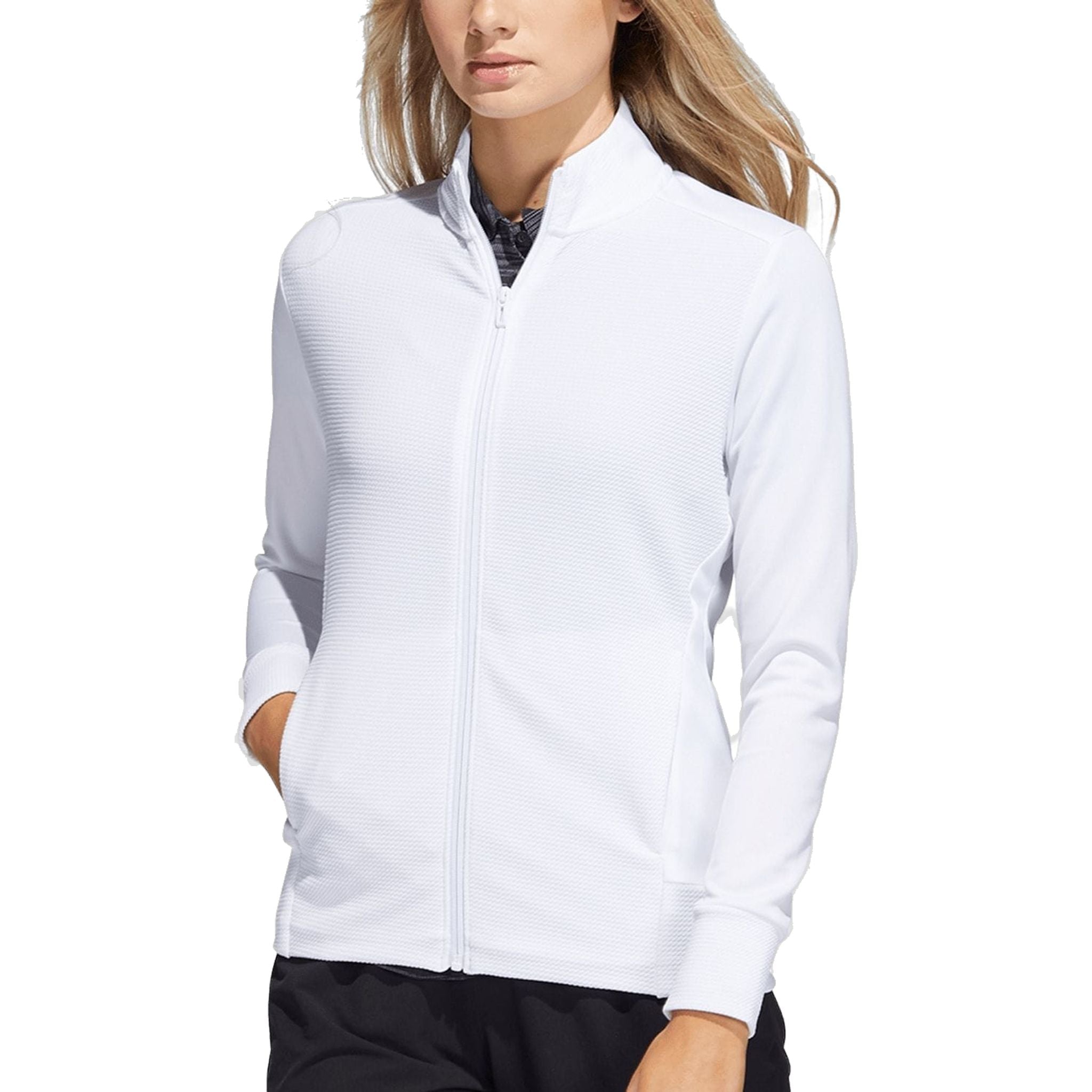 Veste zippée texturée Adidas pour femme