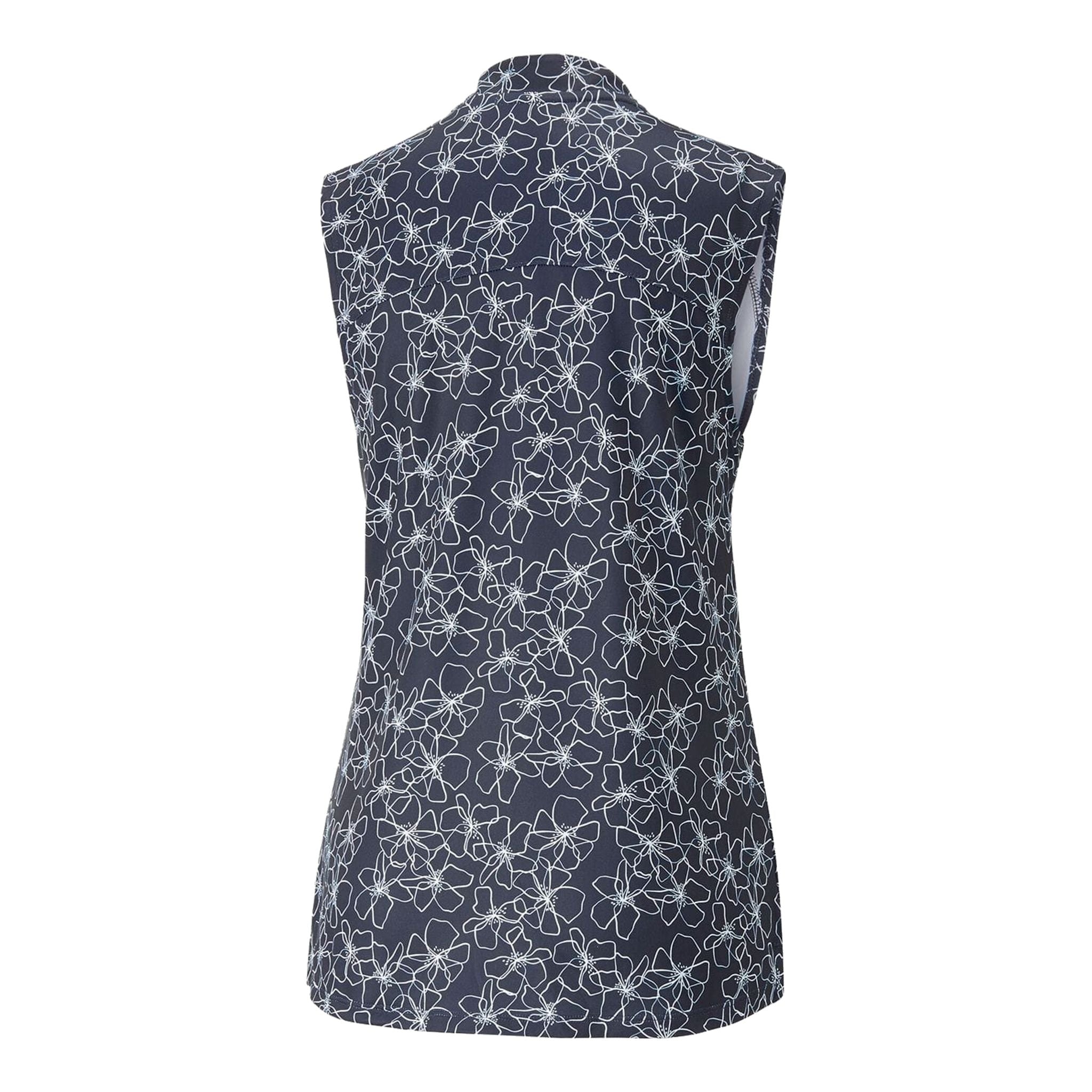 Polo sans manches Puma Cloudspun Island Flower pour femme