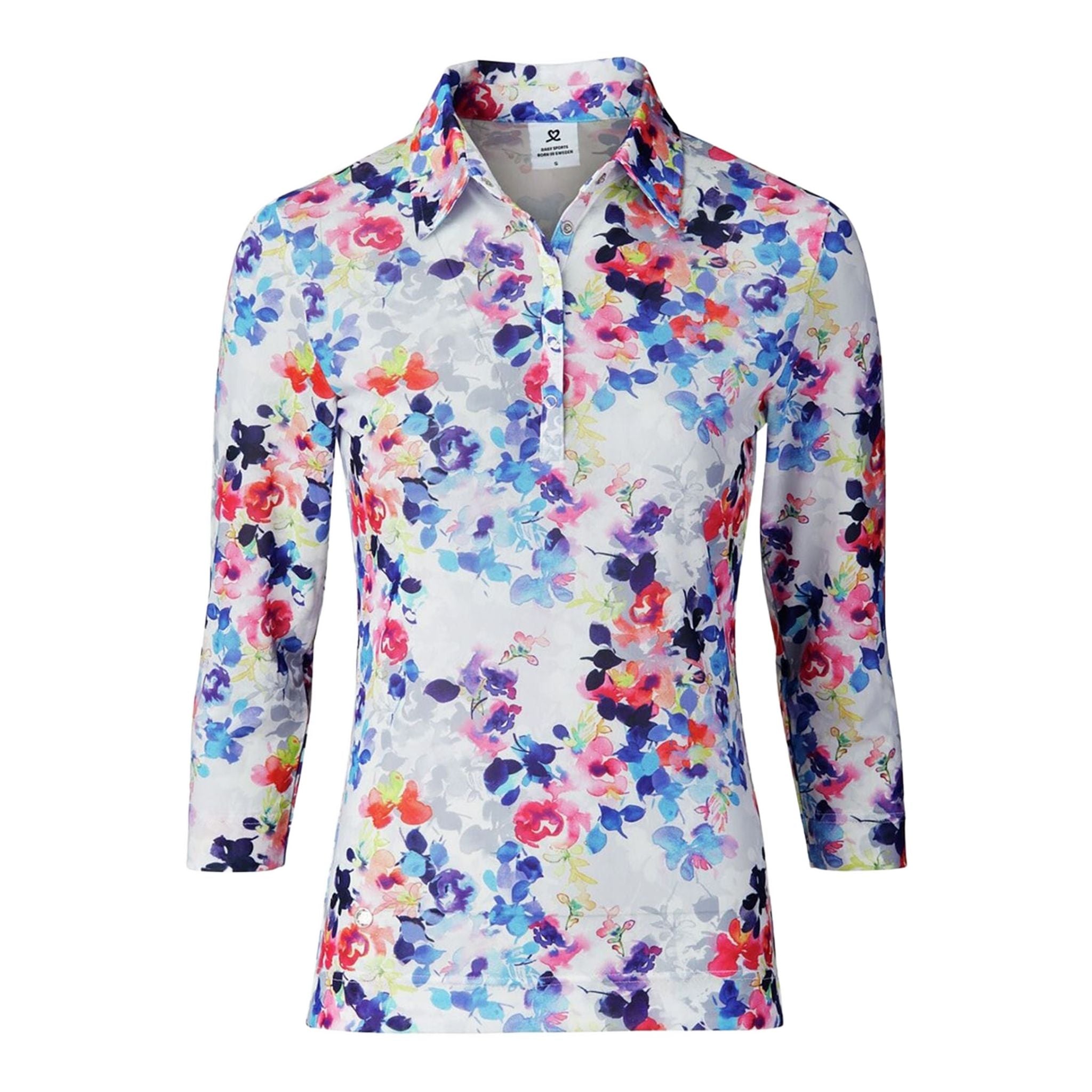 Polo à manches 3/4 en maille QuickDry Mira de Daily Sports pour femme