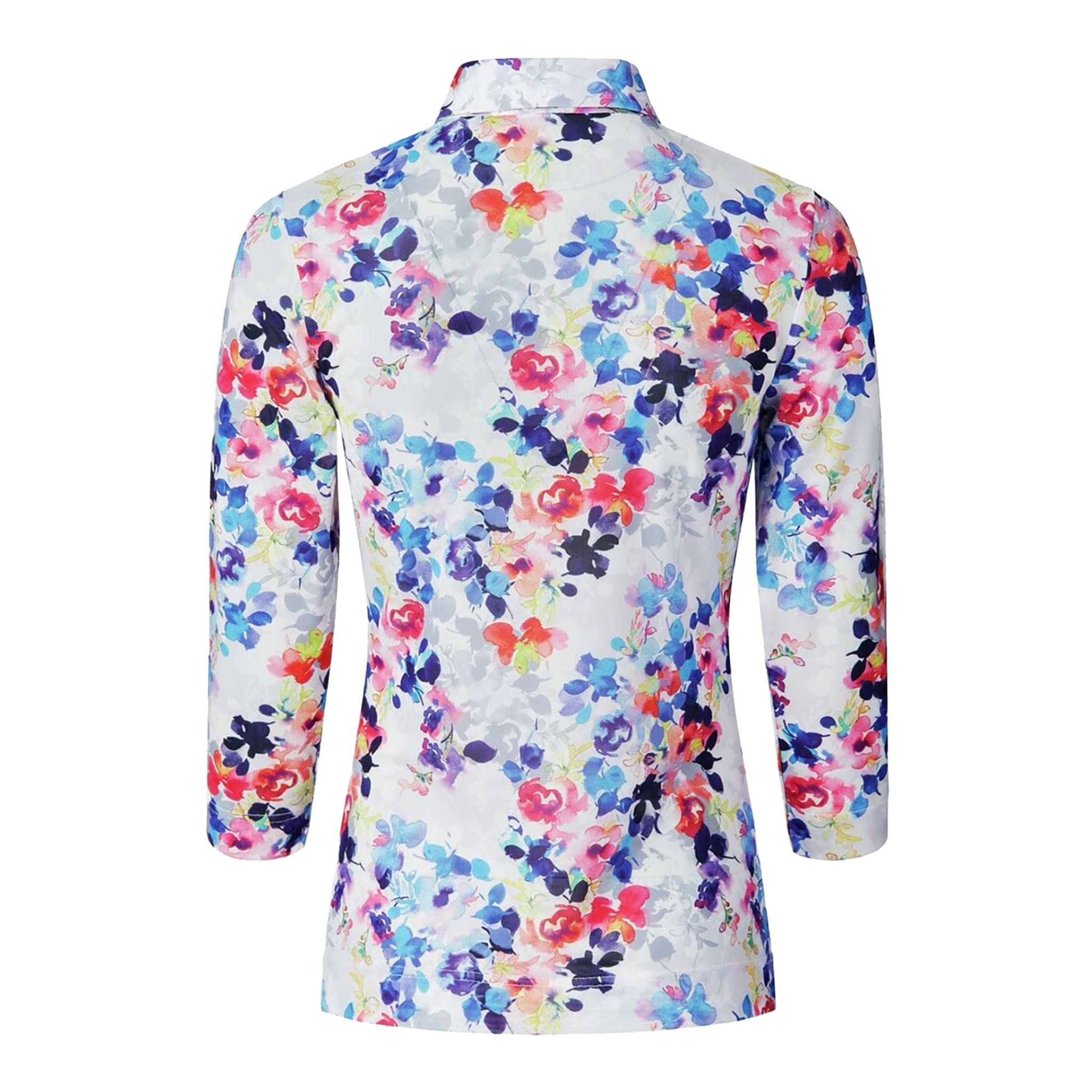 Polo à manches 3/4 en maille QuickDry Mira de Daily Sports pour femme