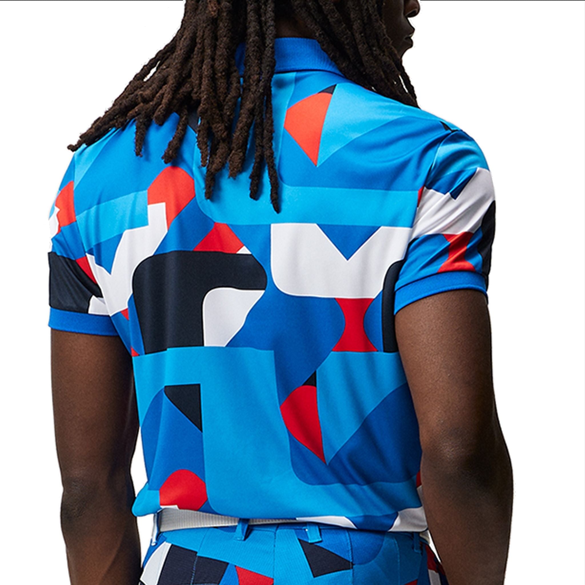 J. Lindeberg Tour Tech Print Polo Hommes