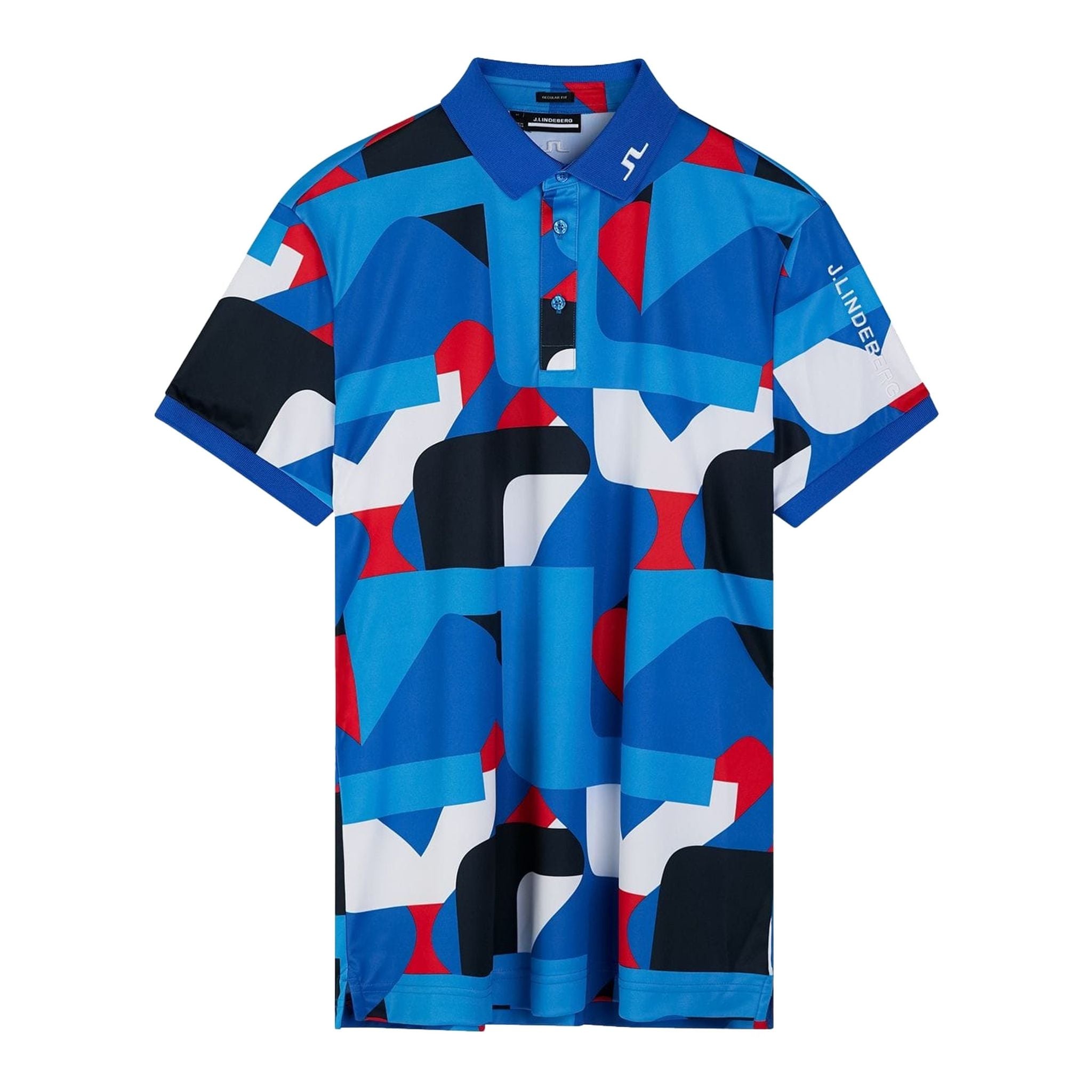 J. Lindeberg Tour Tech Print Polo Hommes